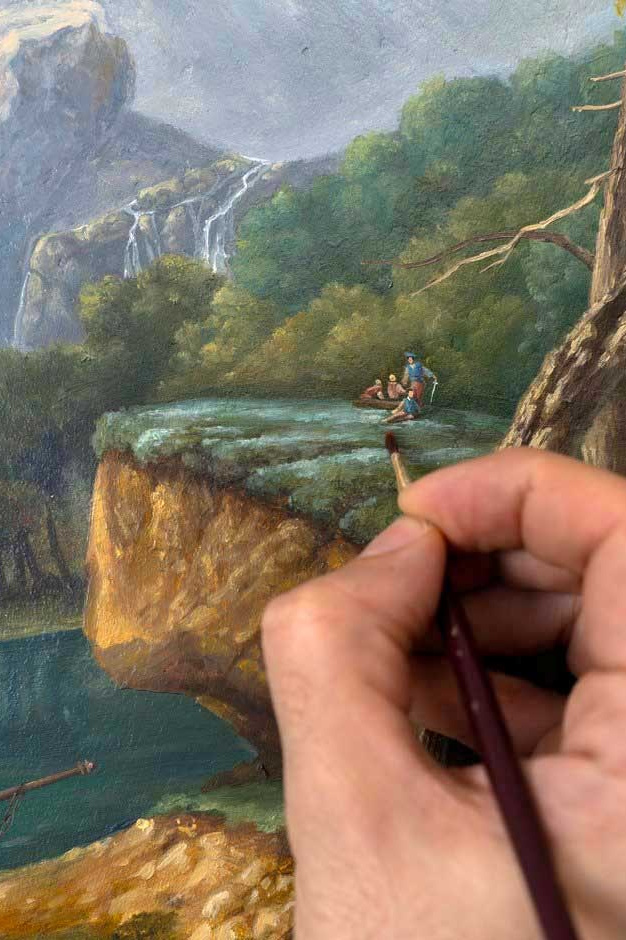 Фото роспись стен 