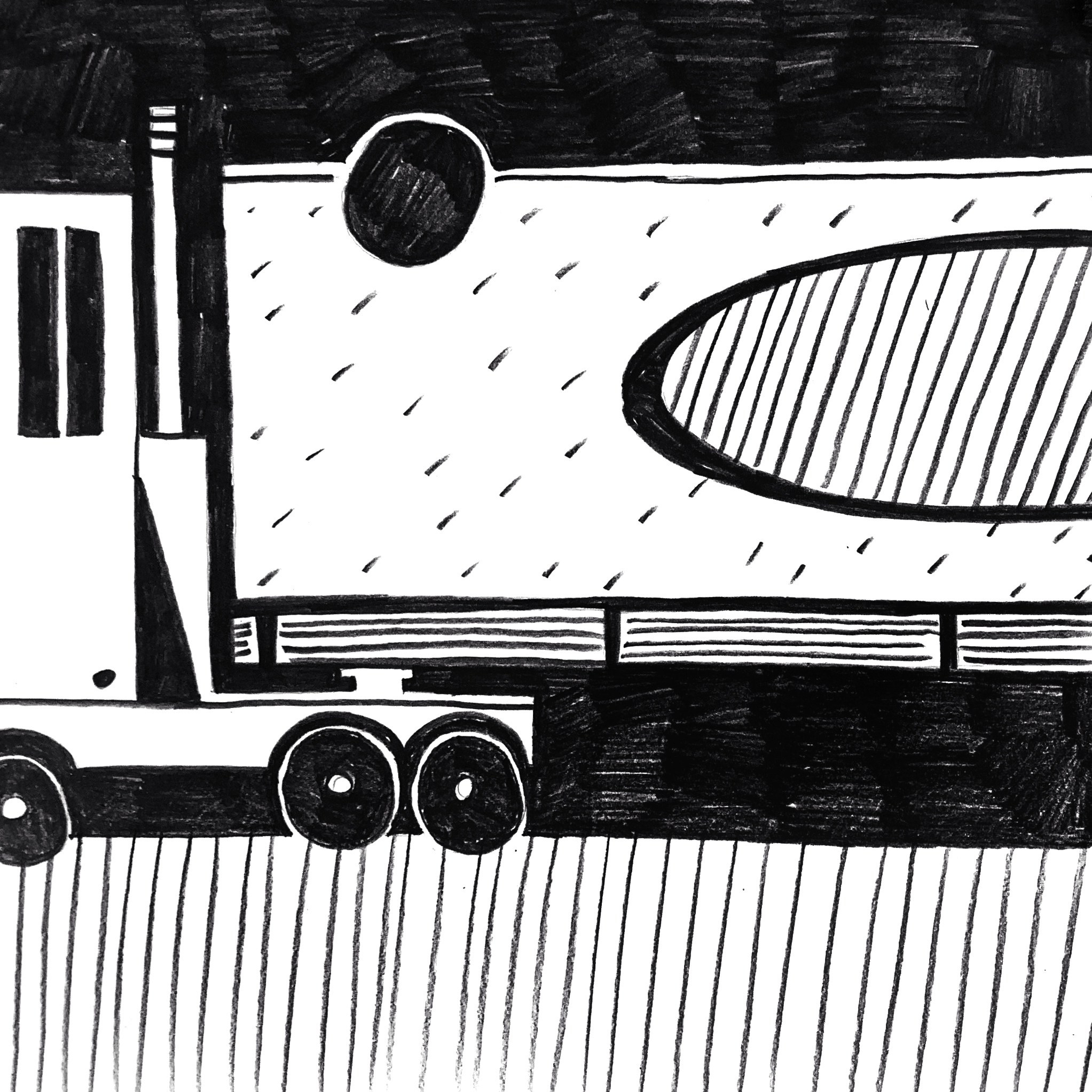 Серия Промзона. Художник Рыбак Николай