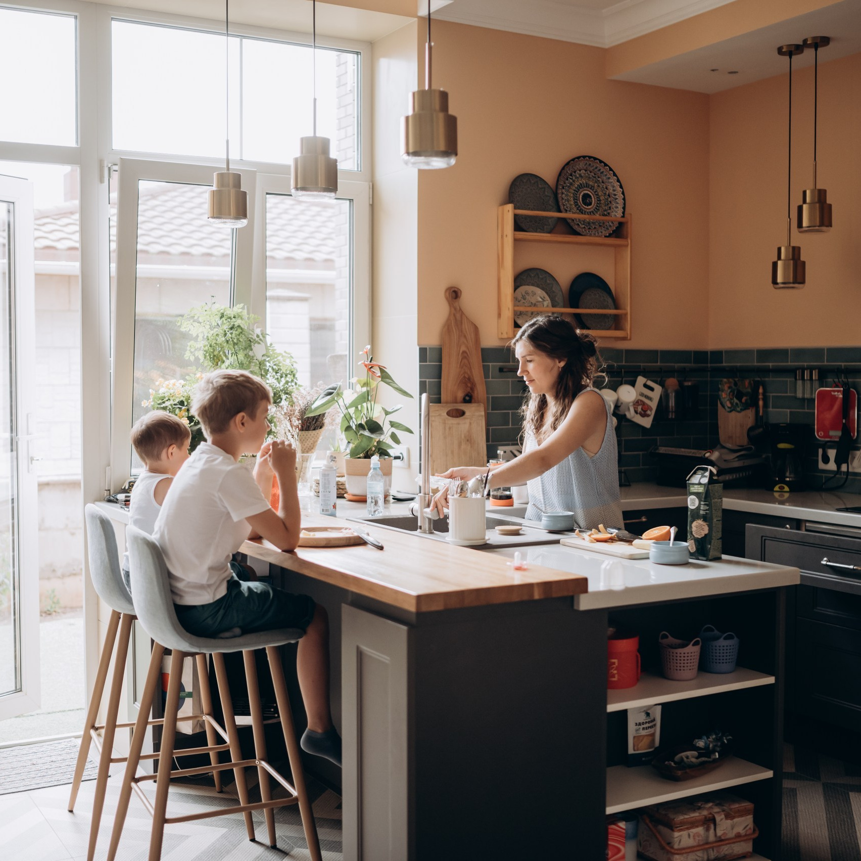 Домашняя семейная фотосессия. Детский и семейный фотограф в Москве