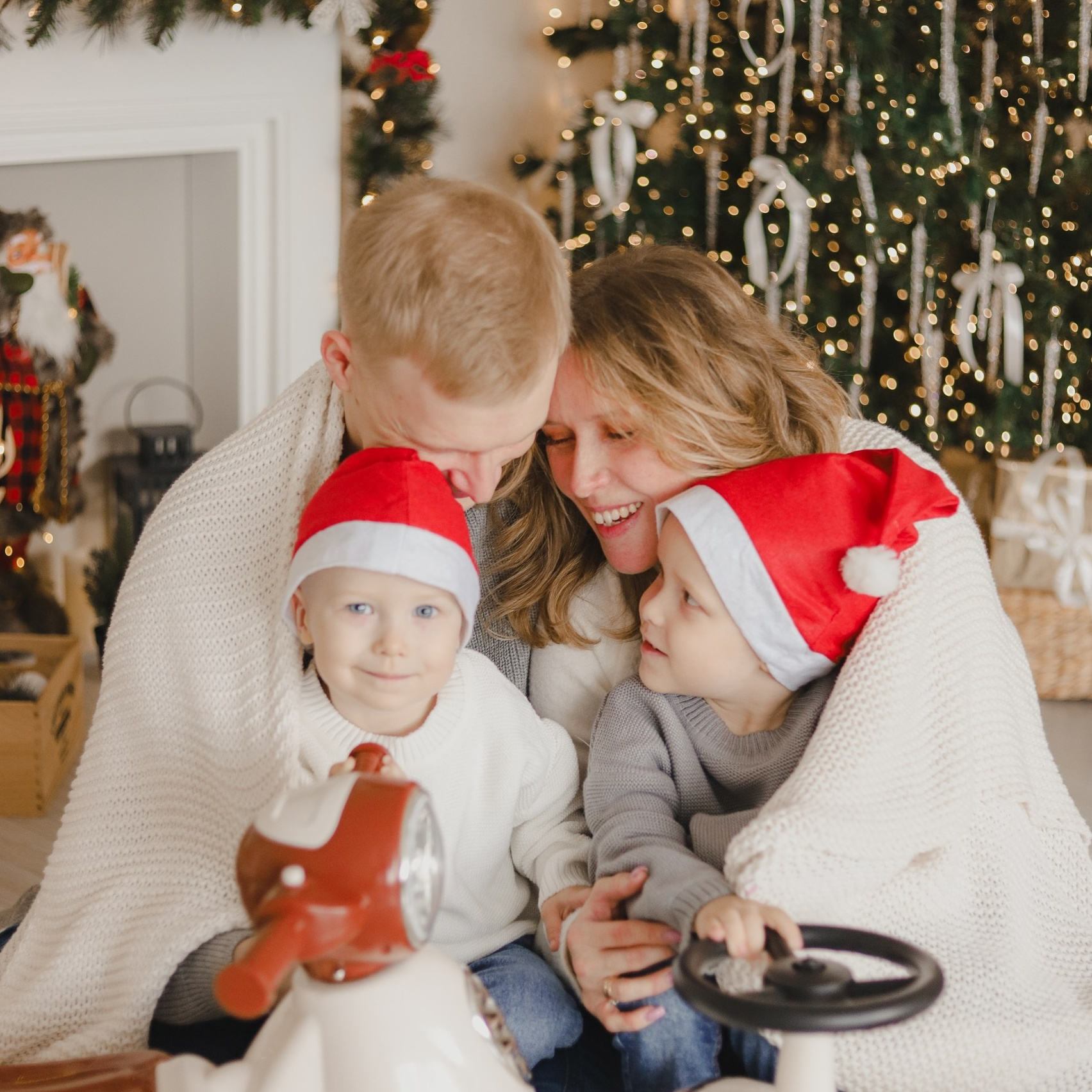 Дневной новогодний фотодень в зале «Caramel». Фотостудия LIGHT в Люберцах