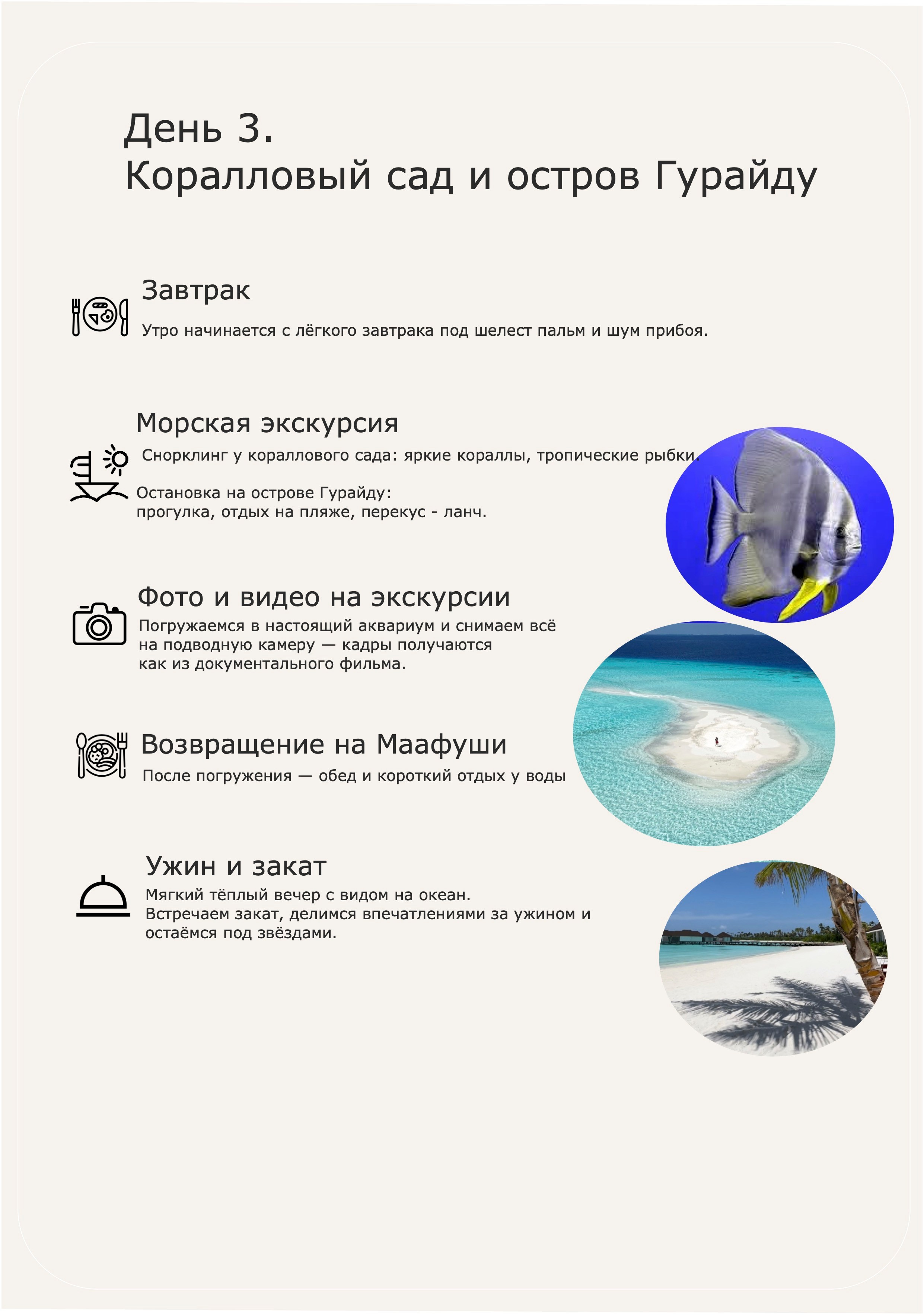 Авторские туры на Мальдивы