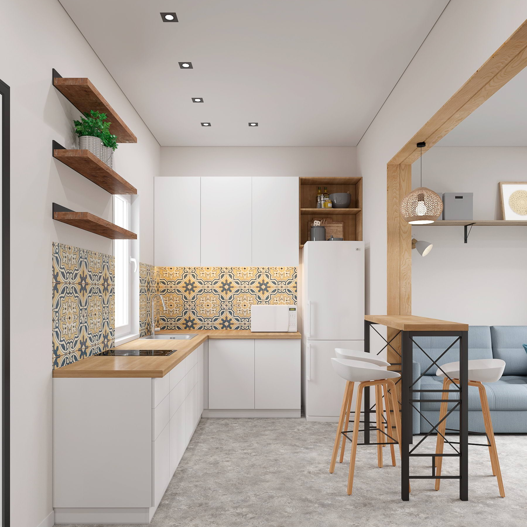 СКАНДИ ДАЧА. Студия дизайна Tabwork