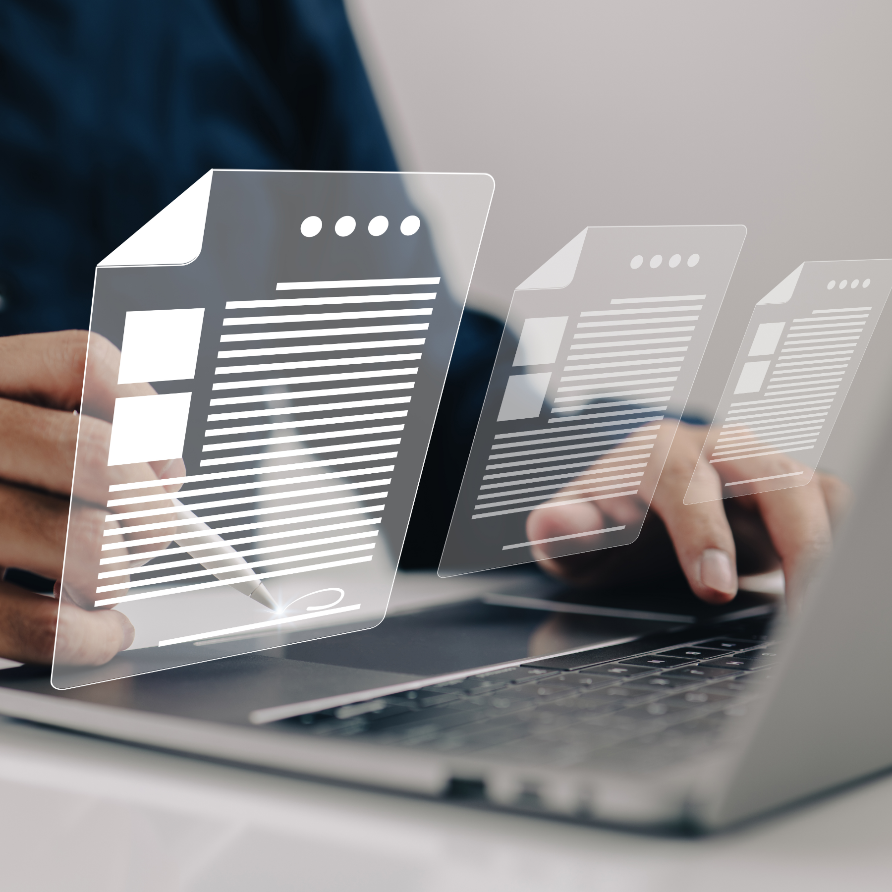 Иллюстрация оформления публичной оферты для передачи прав на фотографии