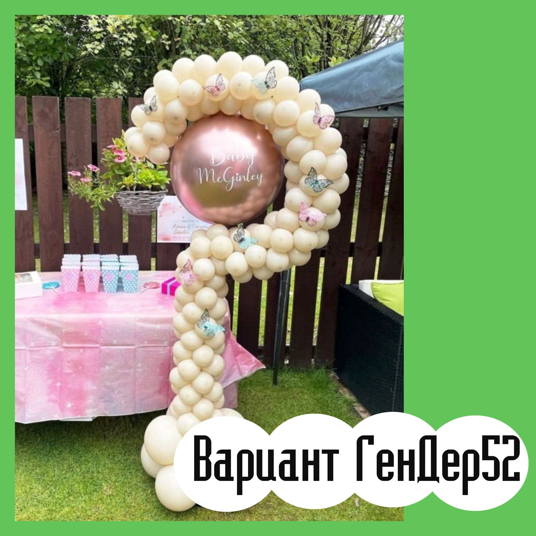 Шары гендерпати. Студия праздничного декора