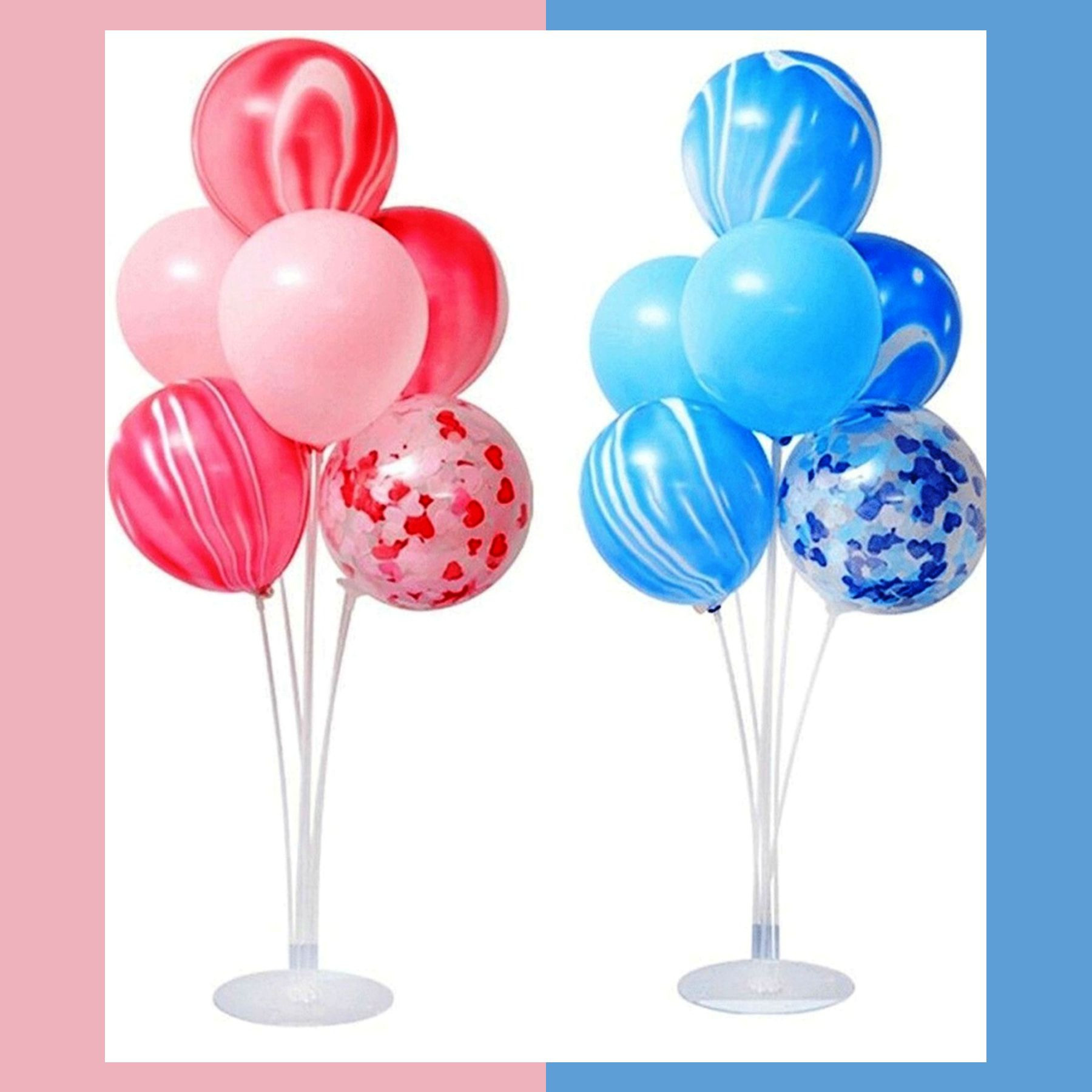 Воздушные шары на стойке. Студия праздничного декора