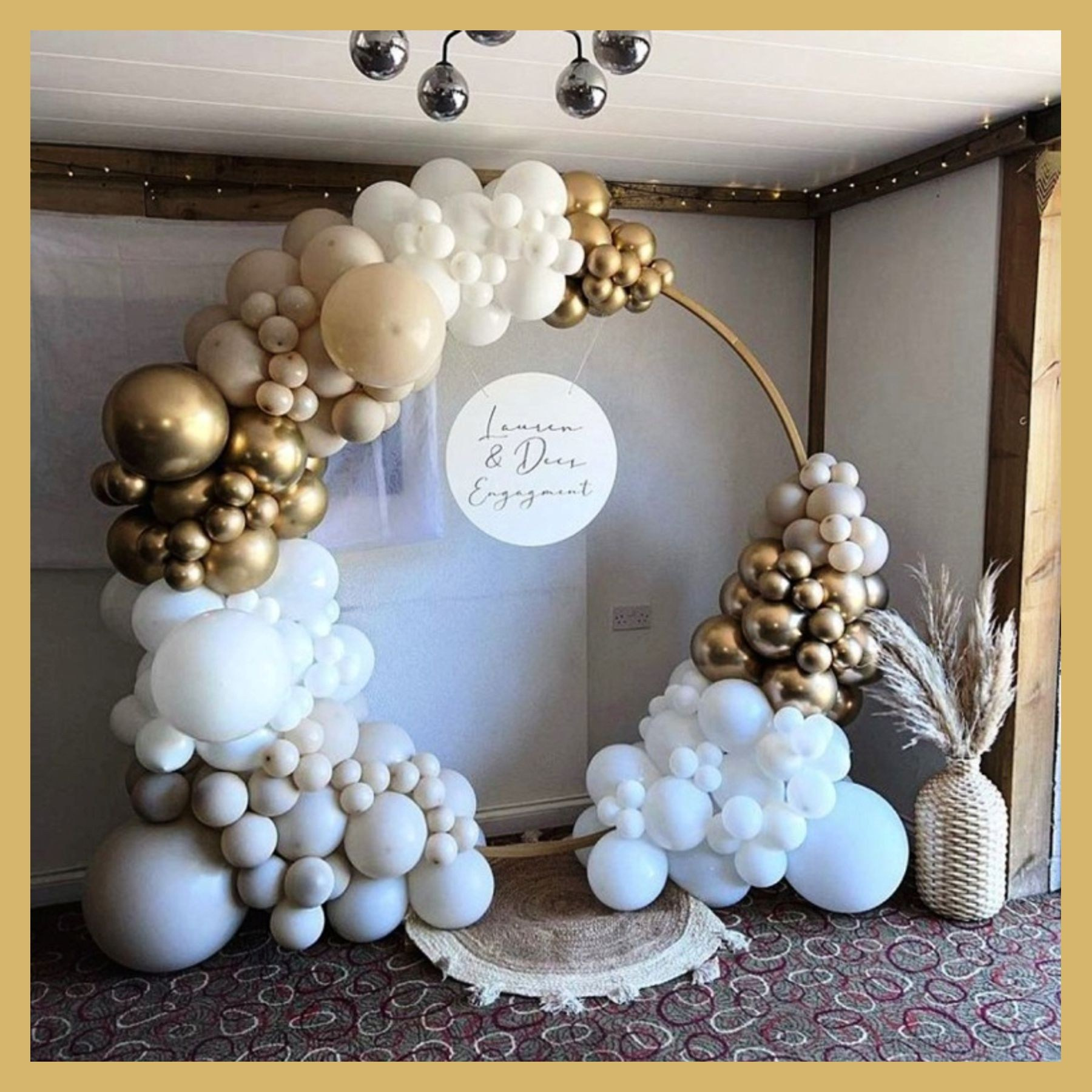 Круглая арка. Студия праздничного декора