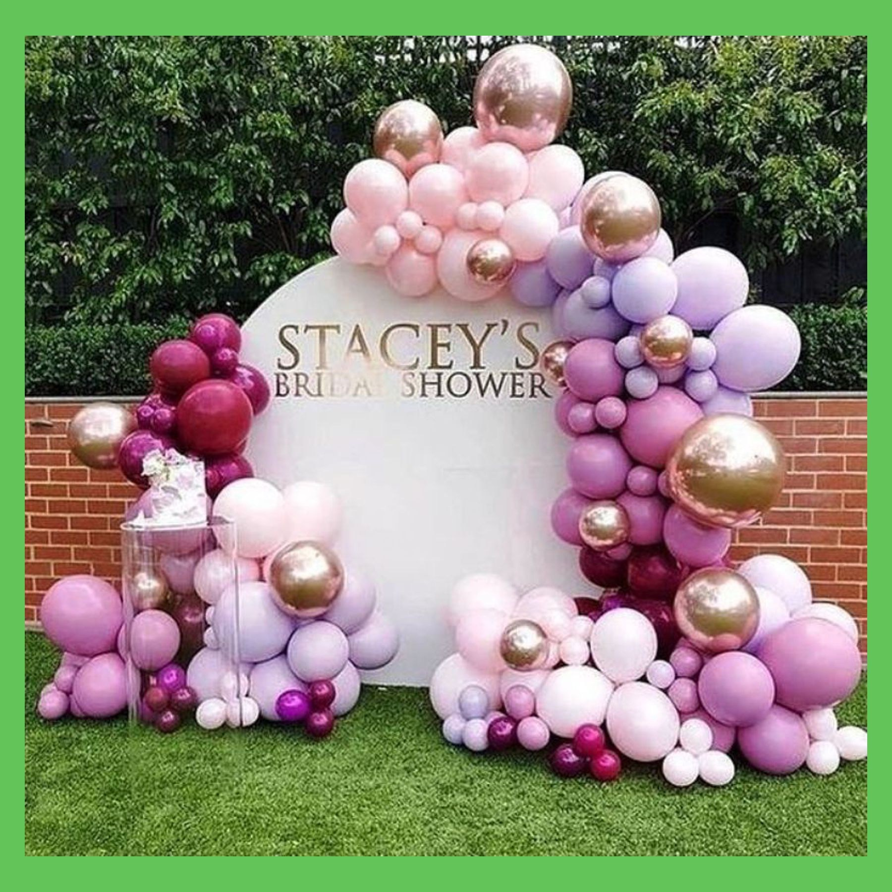 Круглая фотозона. Студия праздничного декора