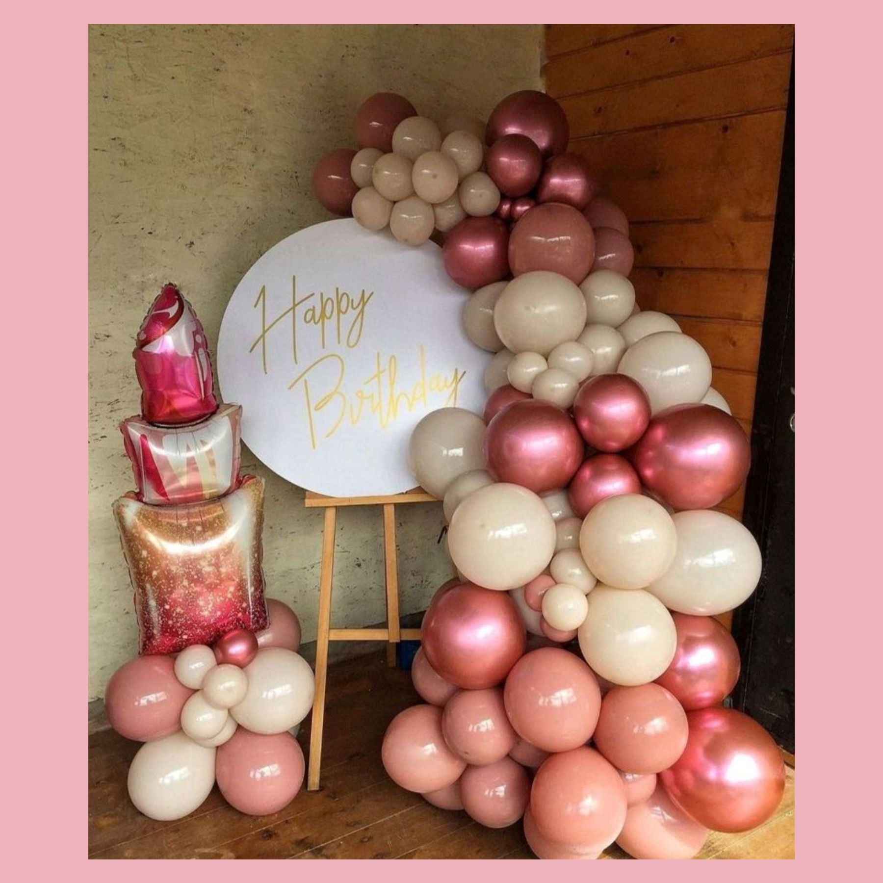 Фотозона для женщины. Студия праздничного декора