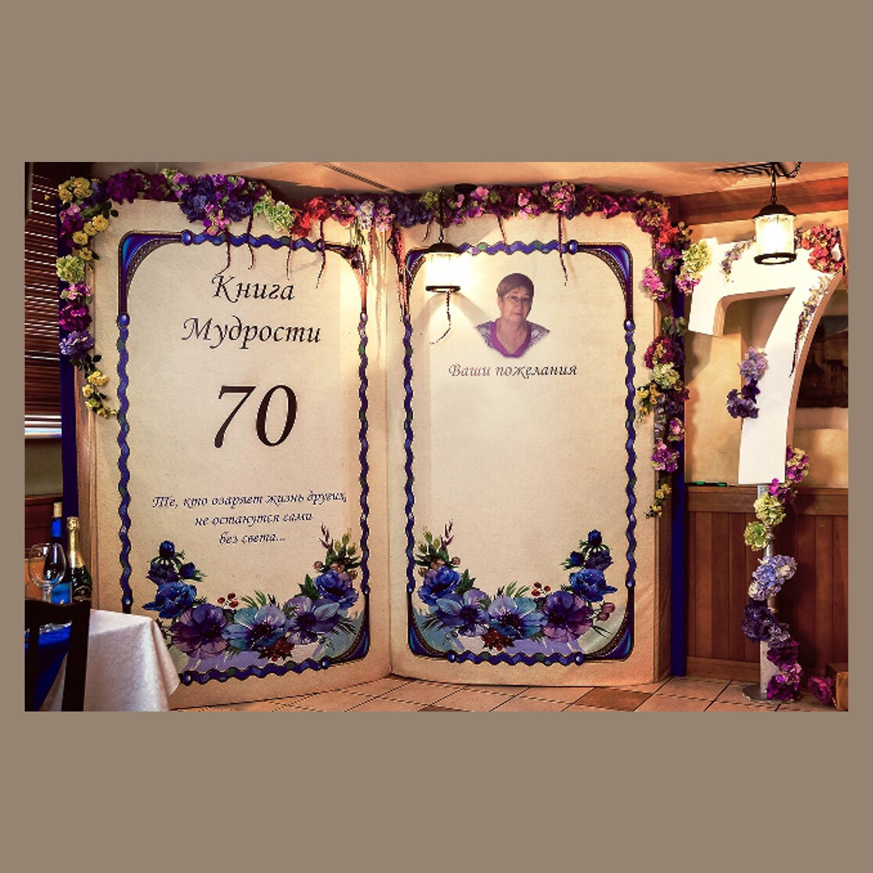 Фотозона для женщины. Студия праздничного декора