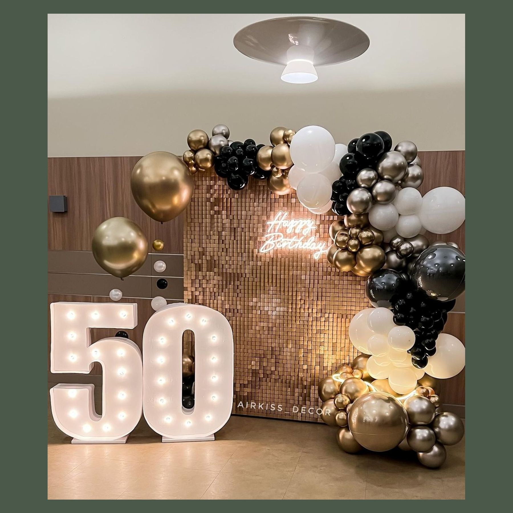 Фотозона для мужчины. Студия праздничного декора