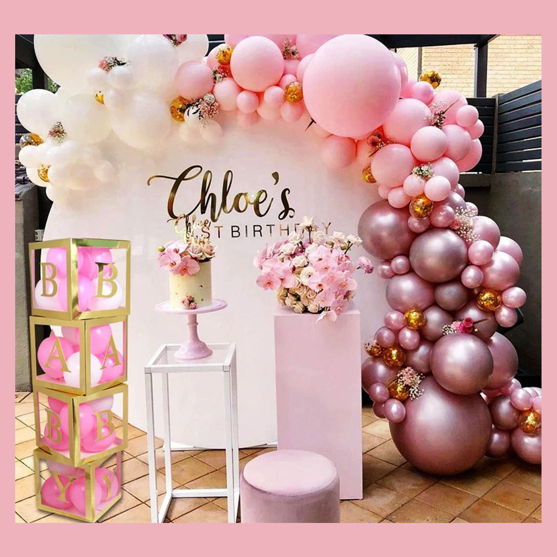 Круглая фотозона. Студия праздничного декора