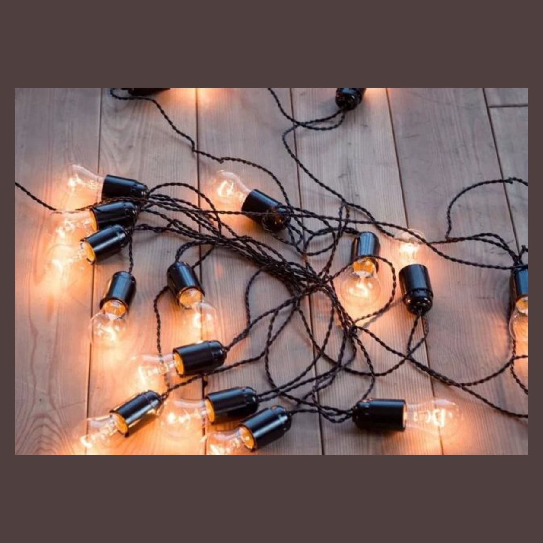 Аренда и продажа ретро гирлянды. Студия праздничного декора