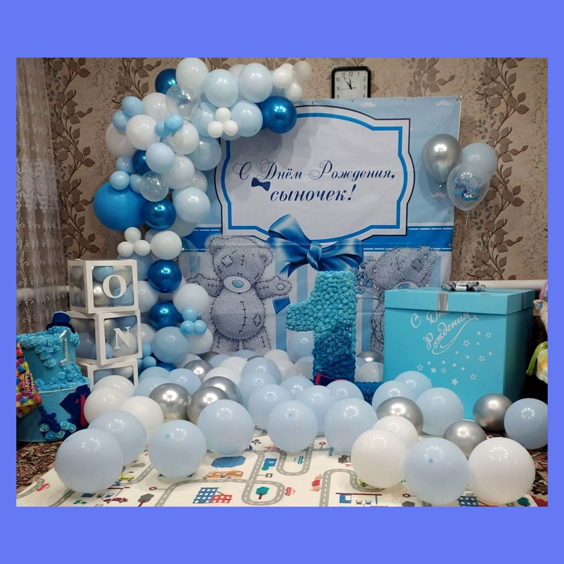 Фотозона на годик. Студия праздничного декора