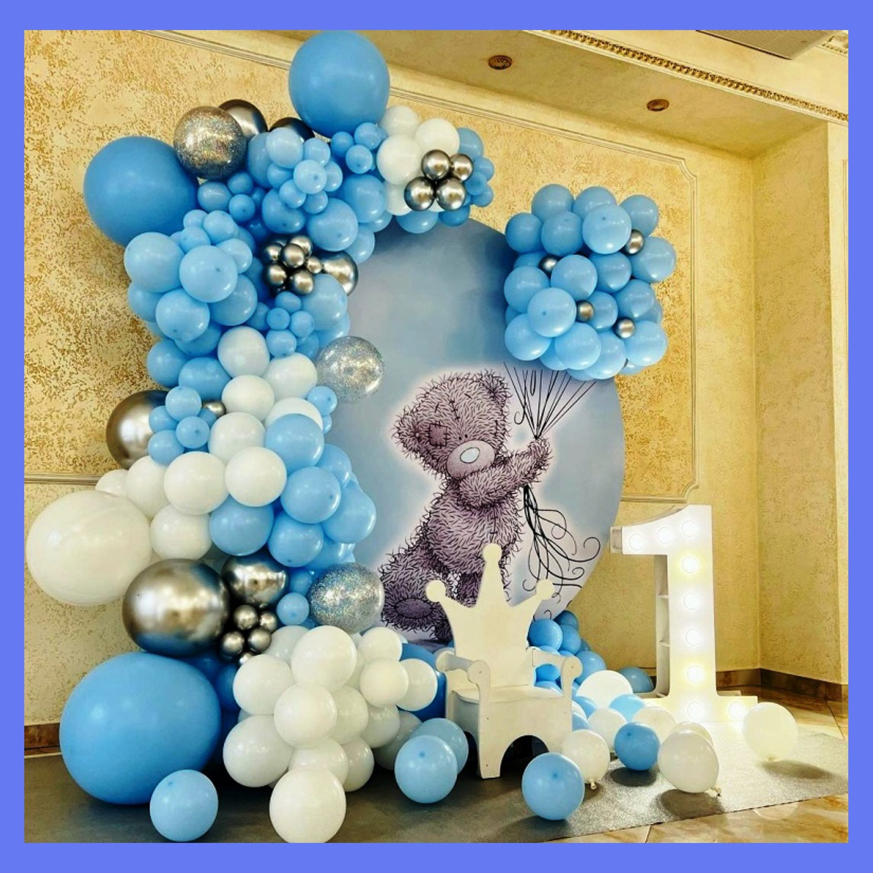 Круглая фотозона. Студия праздничного декора