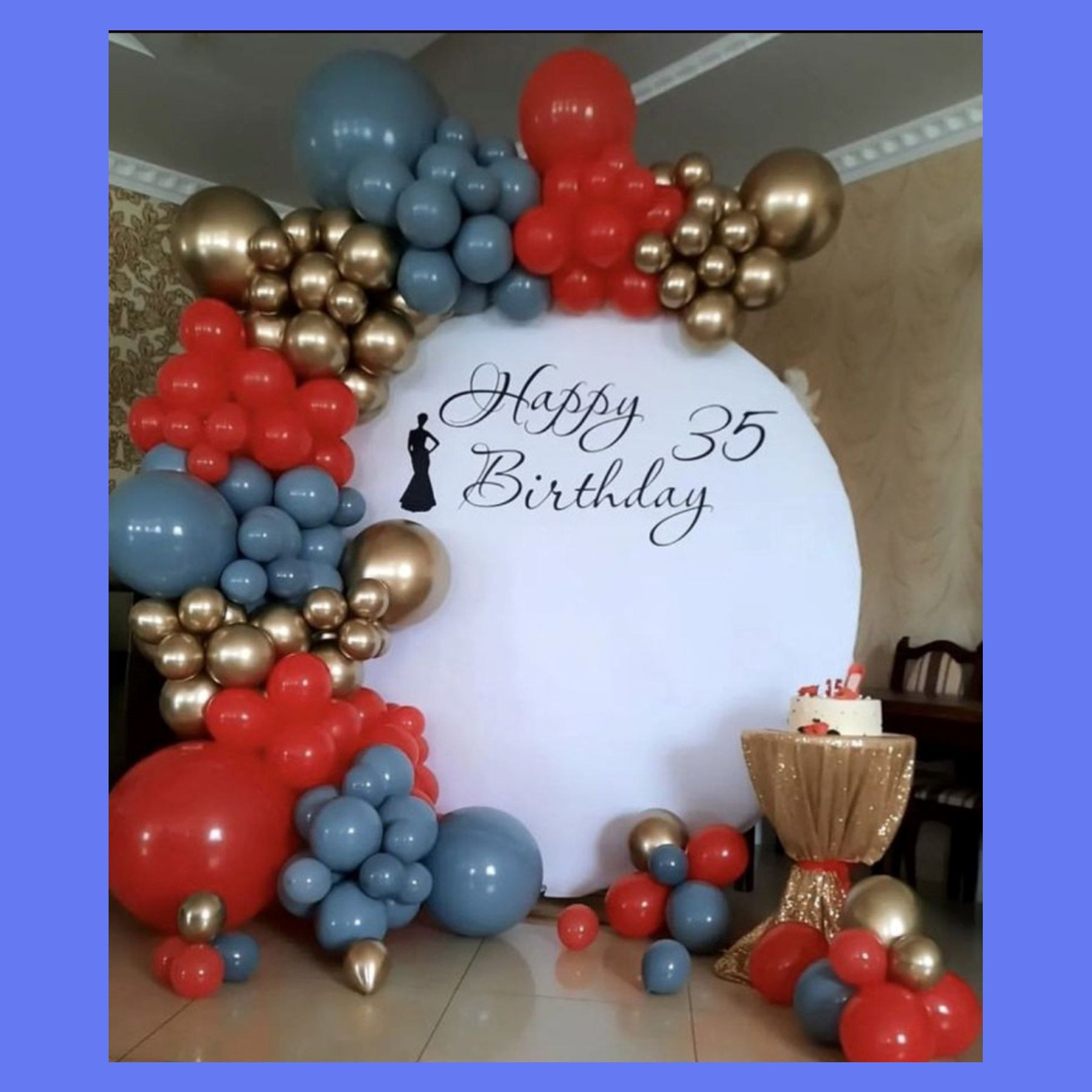 Фотозона для женщины. Студия праздничного декора