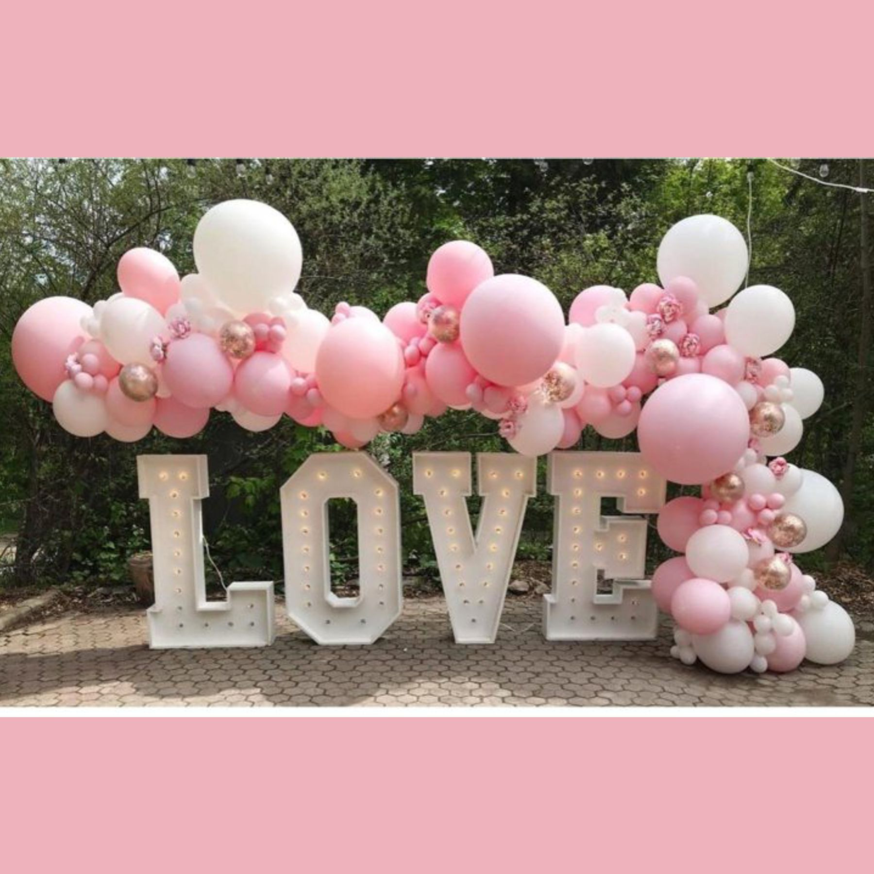 Фотозона LOVE. Студия праздничного декора