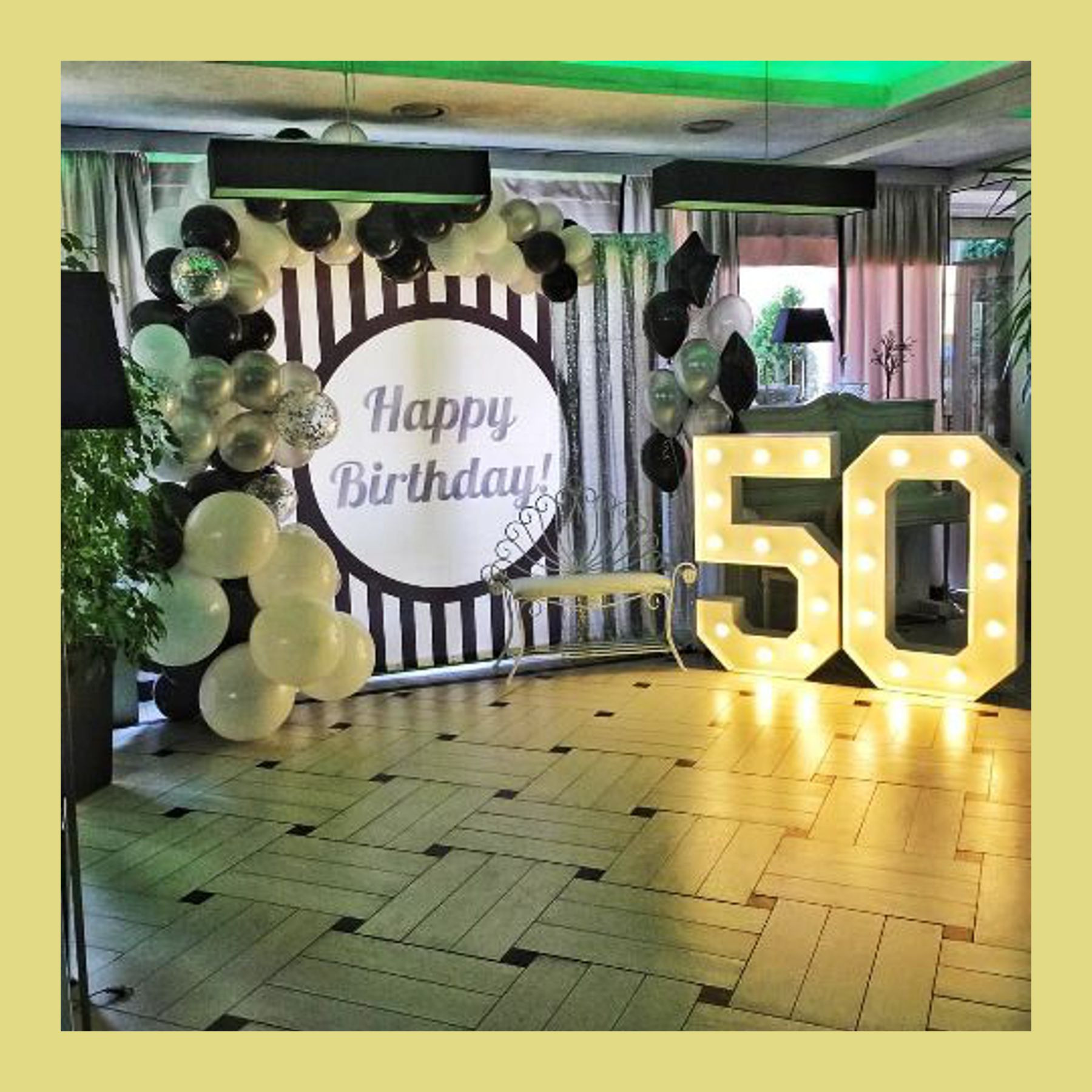 Цифра на день рождения. Студия праздничного декора