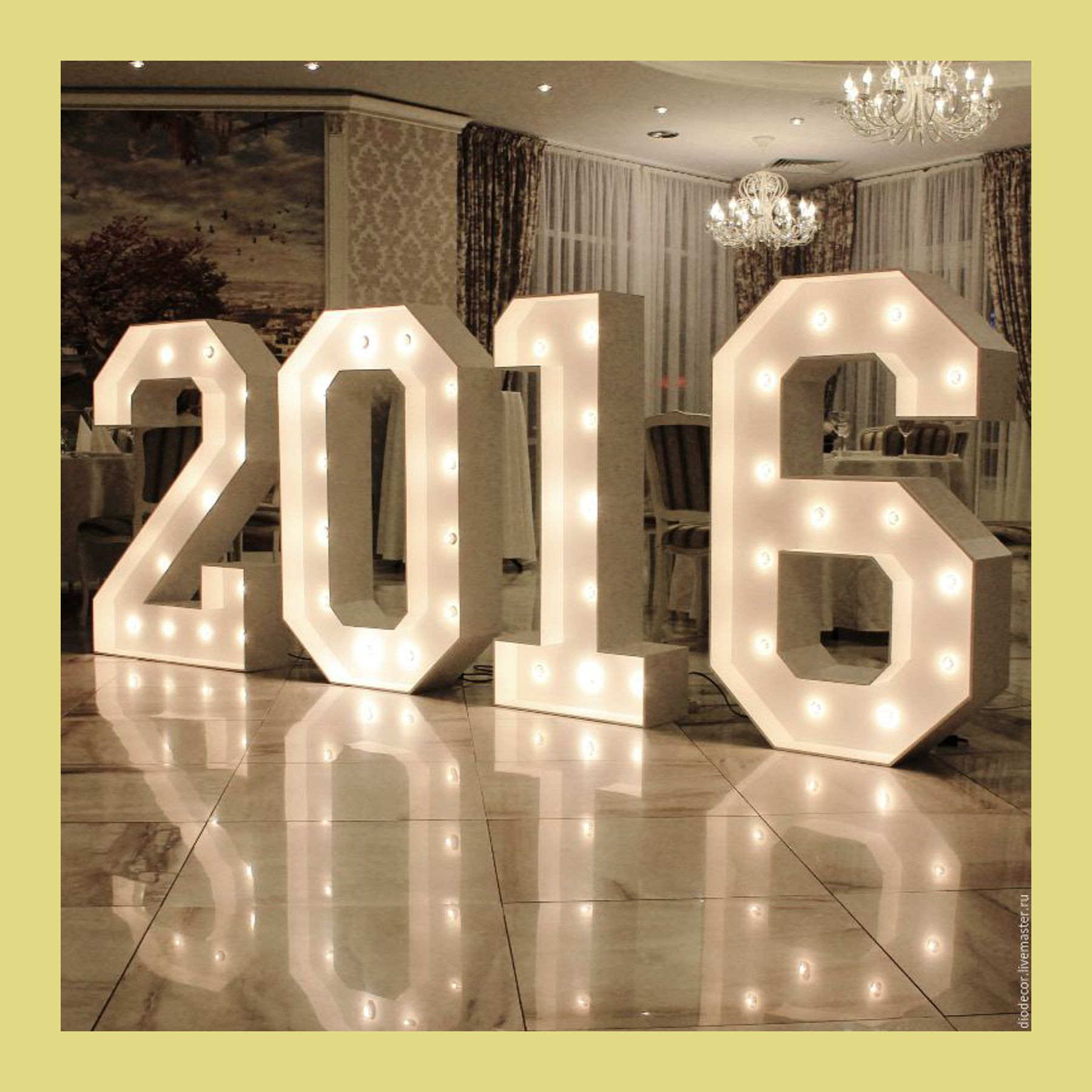 Цифра на день рождения. Студия праздничного декора