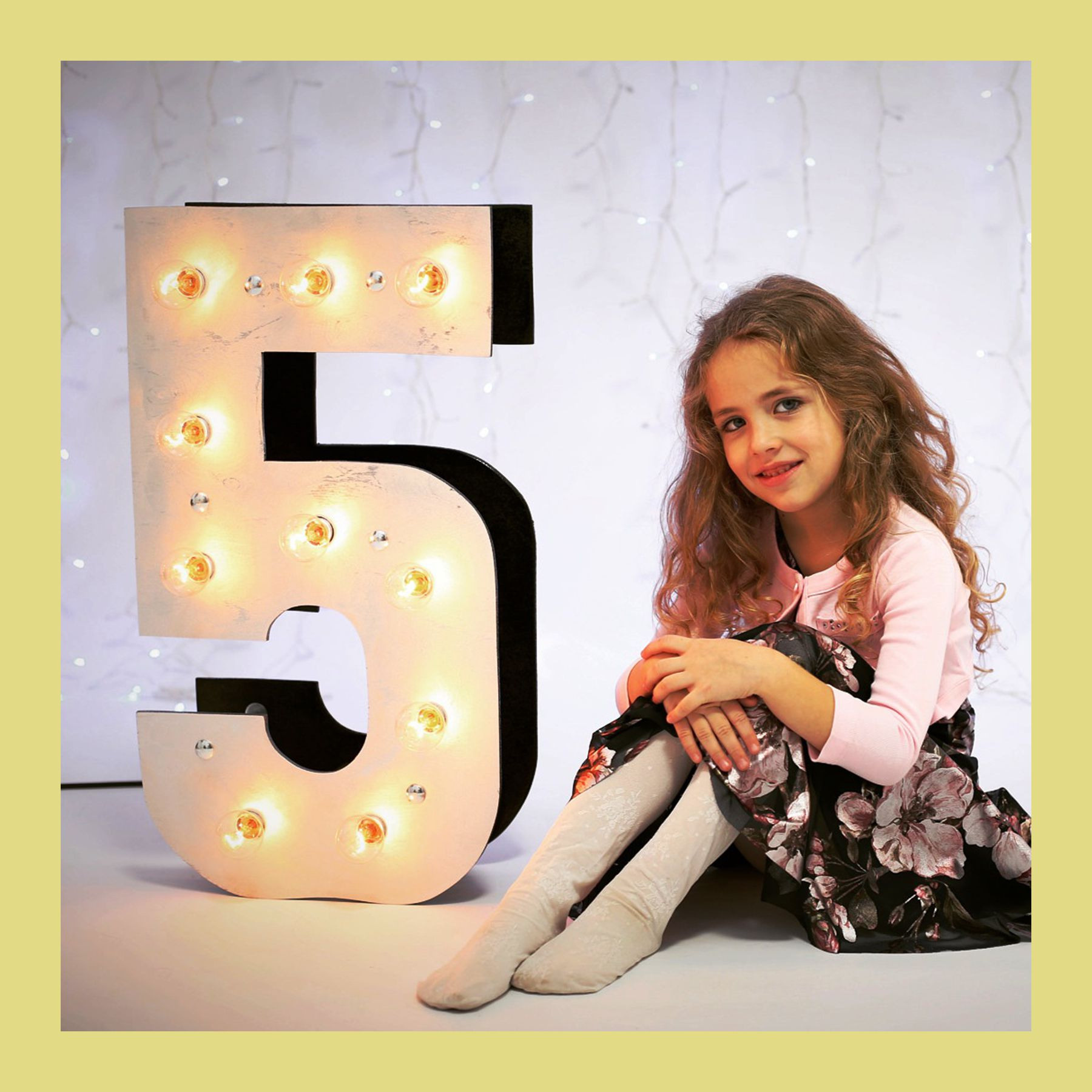 Цифра на день рождения. Студия праздничного декора