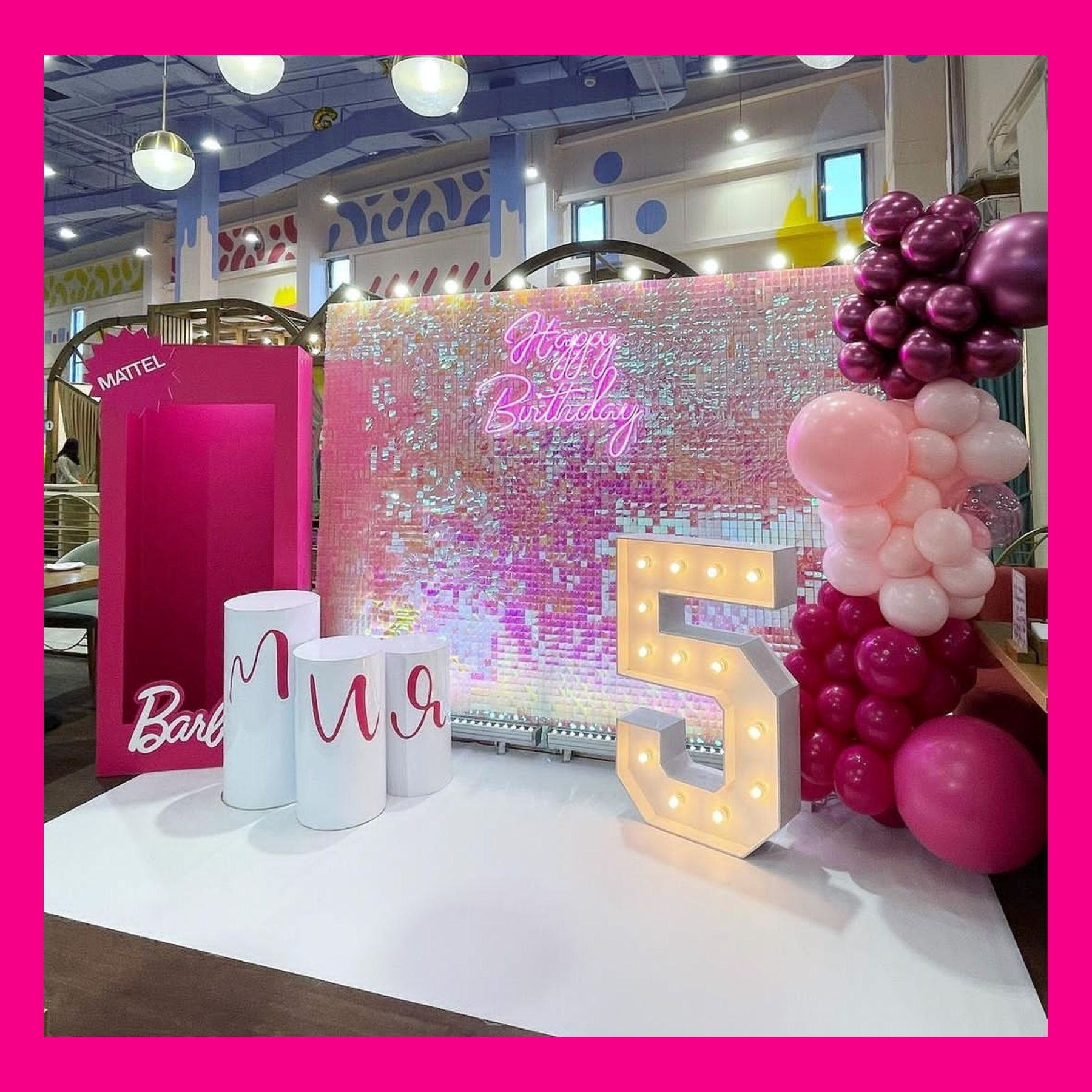 Фотозона на детский праздник. Студия праздничного декора