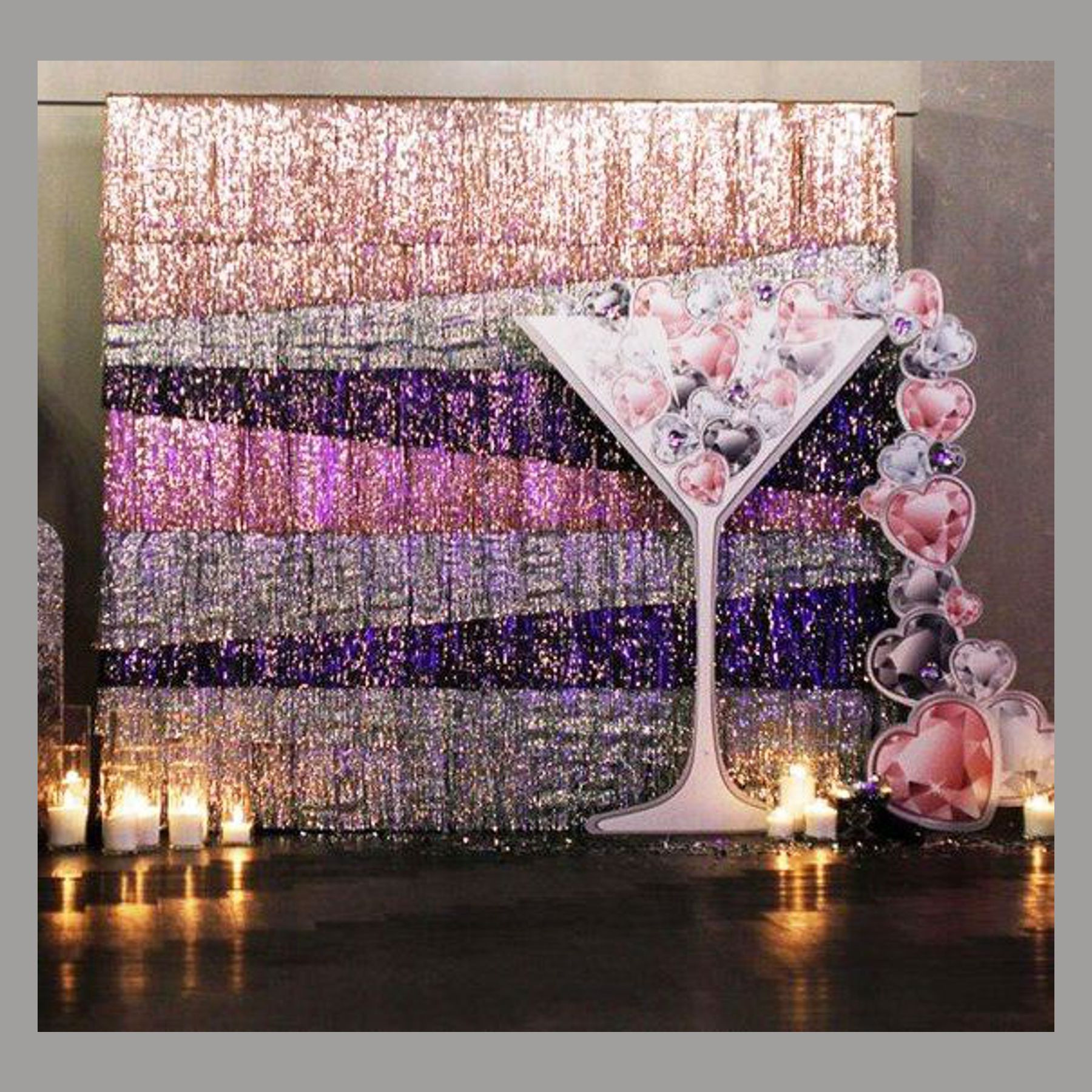 Фотозона с дождиком. Студия праздничного декора