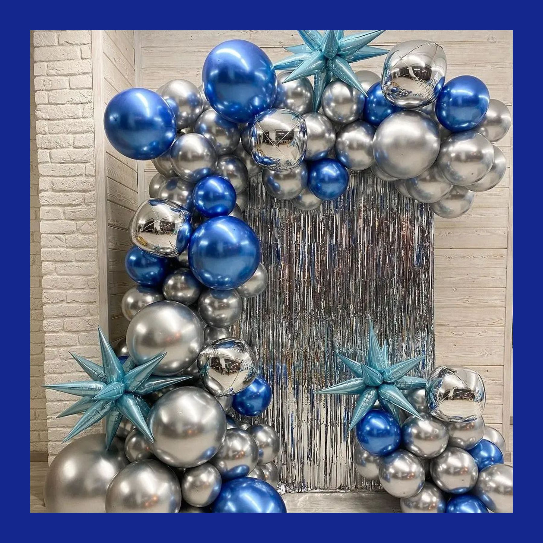 Фотозона с дождиком. Студия праздничного декора