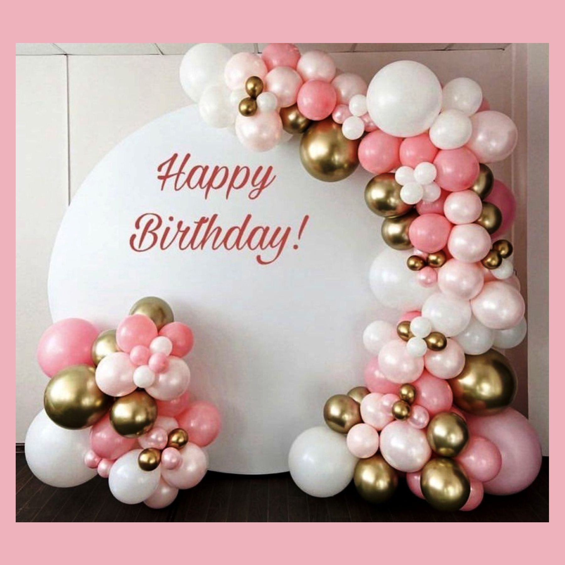 Круглая фотозона. Студия праздничного декора