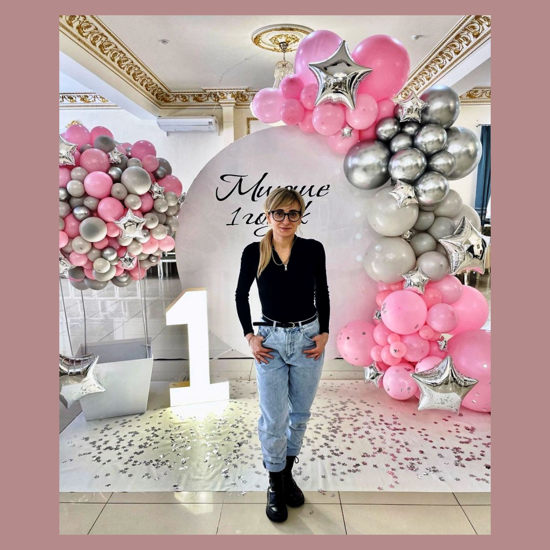 Воздушный шар из шариков. Студия праздничного декора