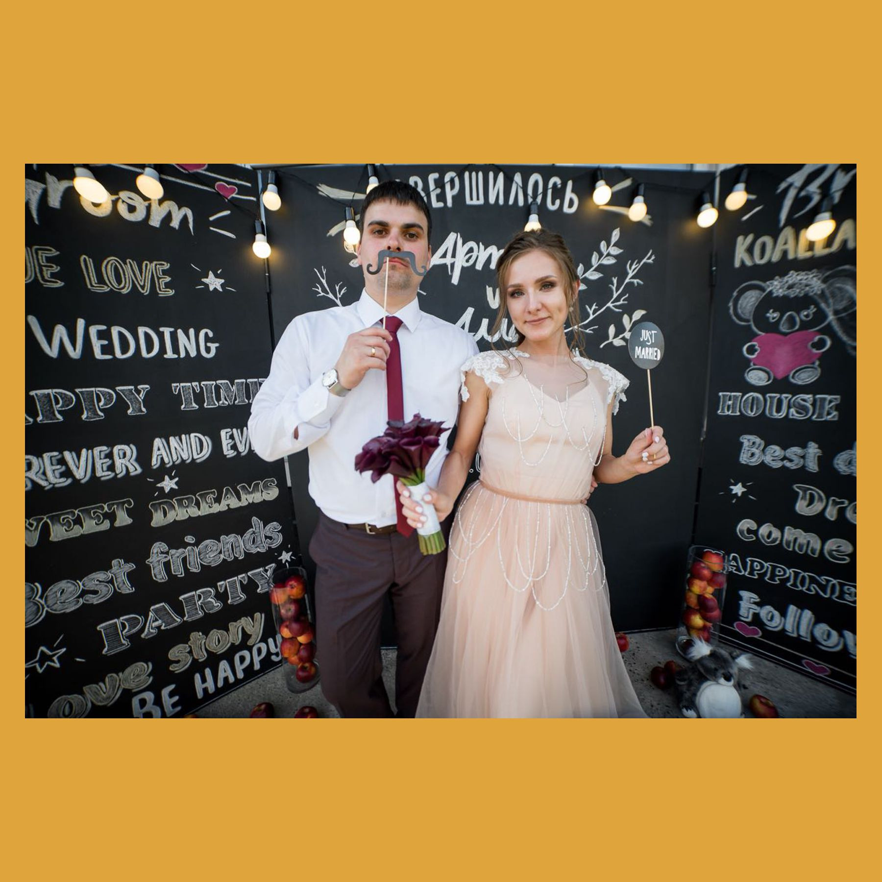 Меловая грифельная доска. Студия праздничного декора