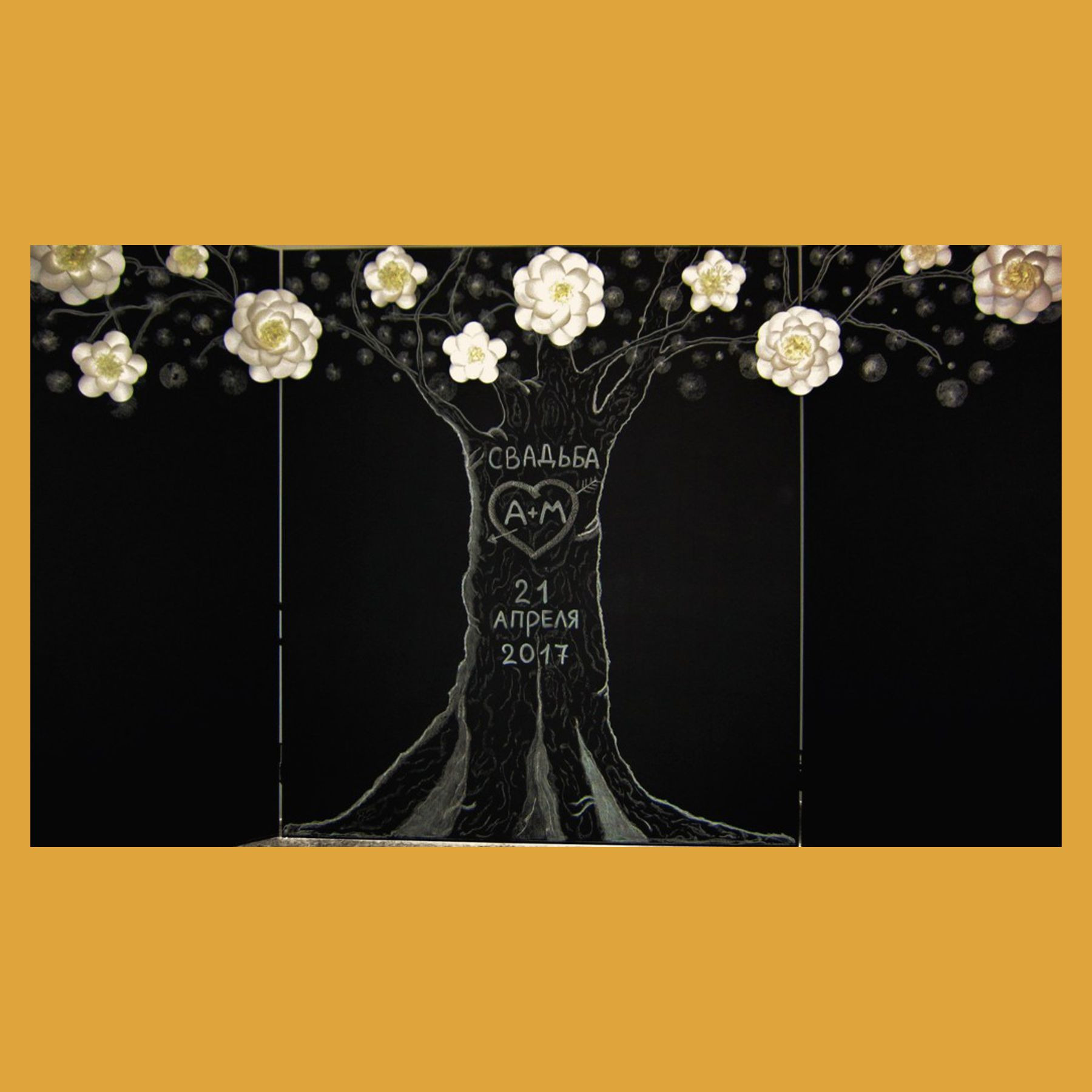 Меловая грифельная доска. Студия праздничного декора