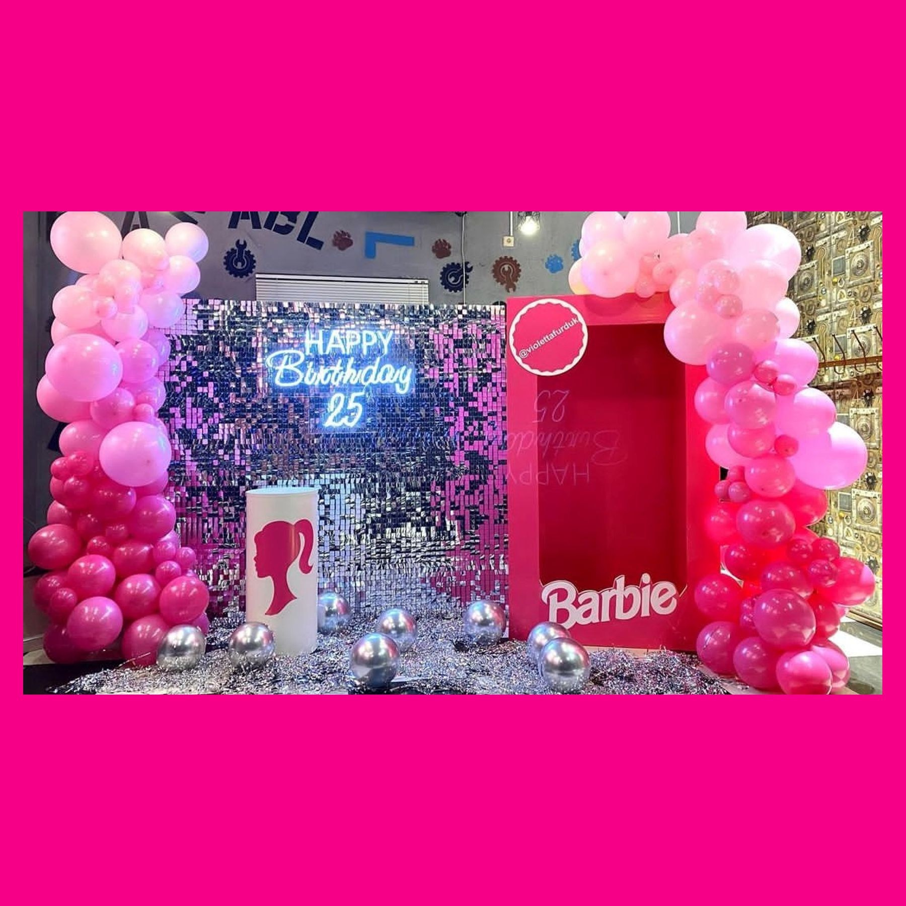 Фотозона для женщины. Студия праздничного декора