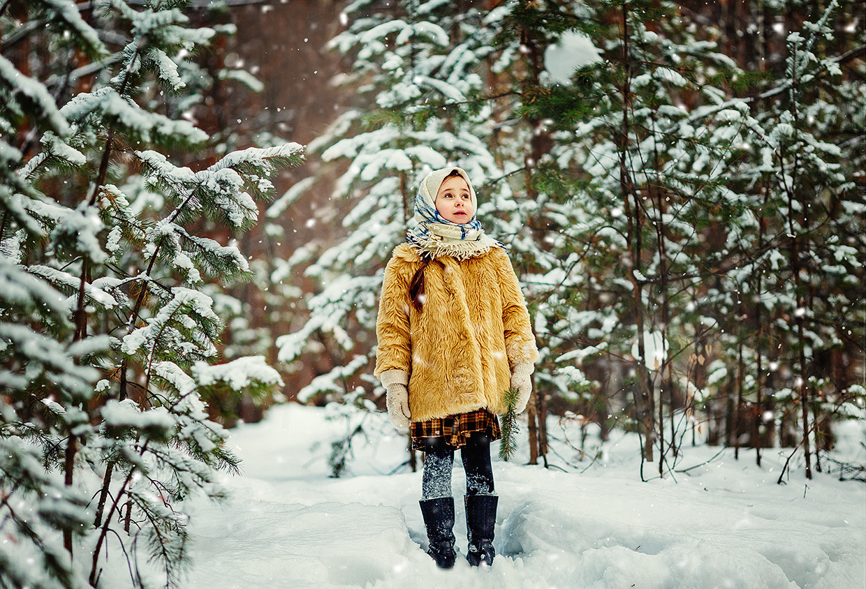 Зимняя прогулка. Детский и семейный фотограф в Екатеринбурге