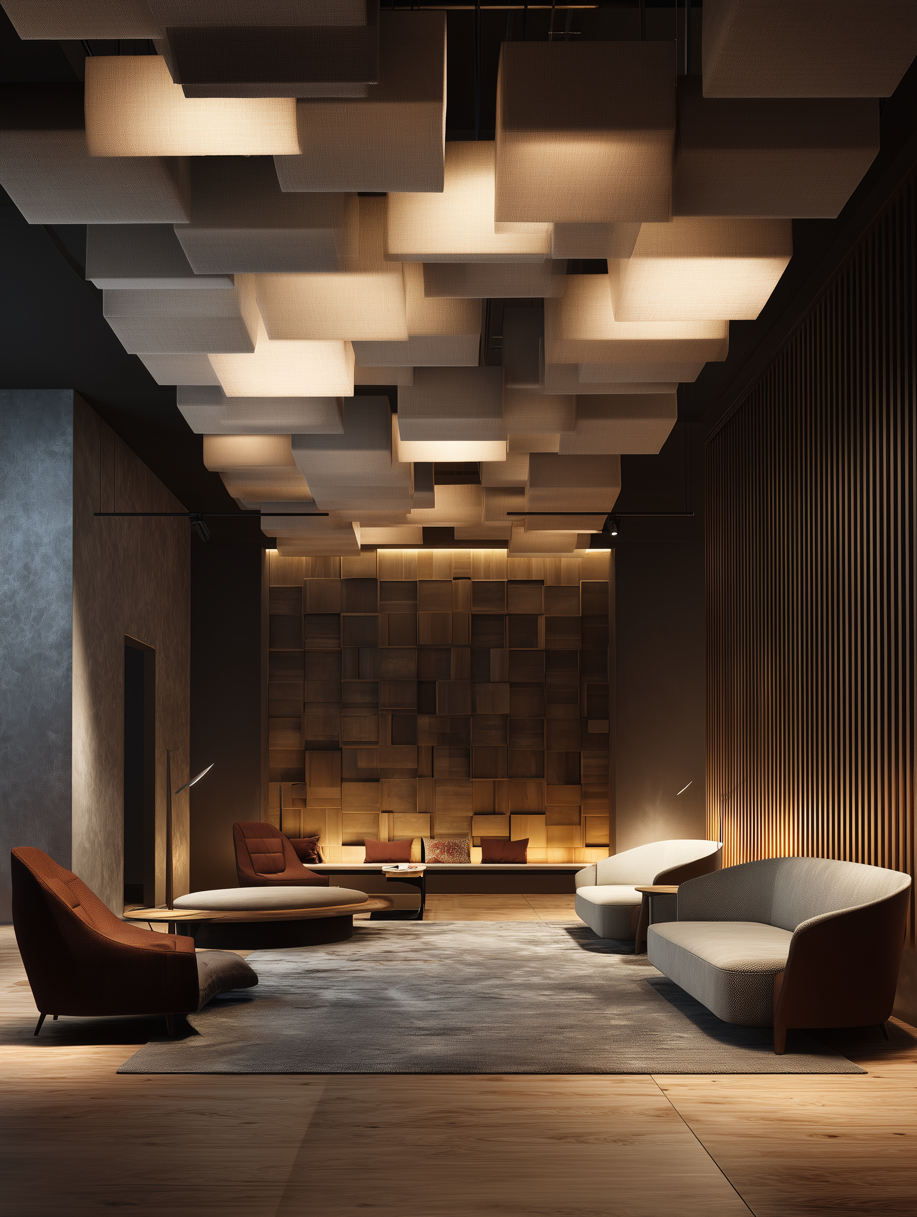 Концепт в Midjourney. 3D визуализация интерьера и архитектурной среды