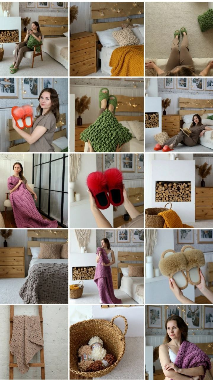 Контентная съемка вязаных изделий. Фотограф в Новосибирске Анна Полторацкая