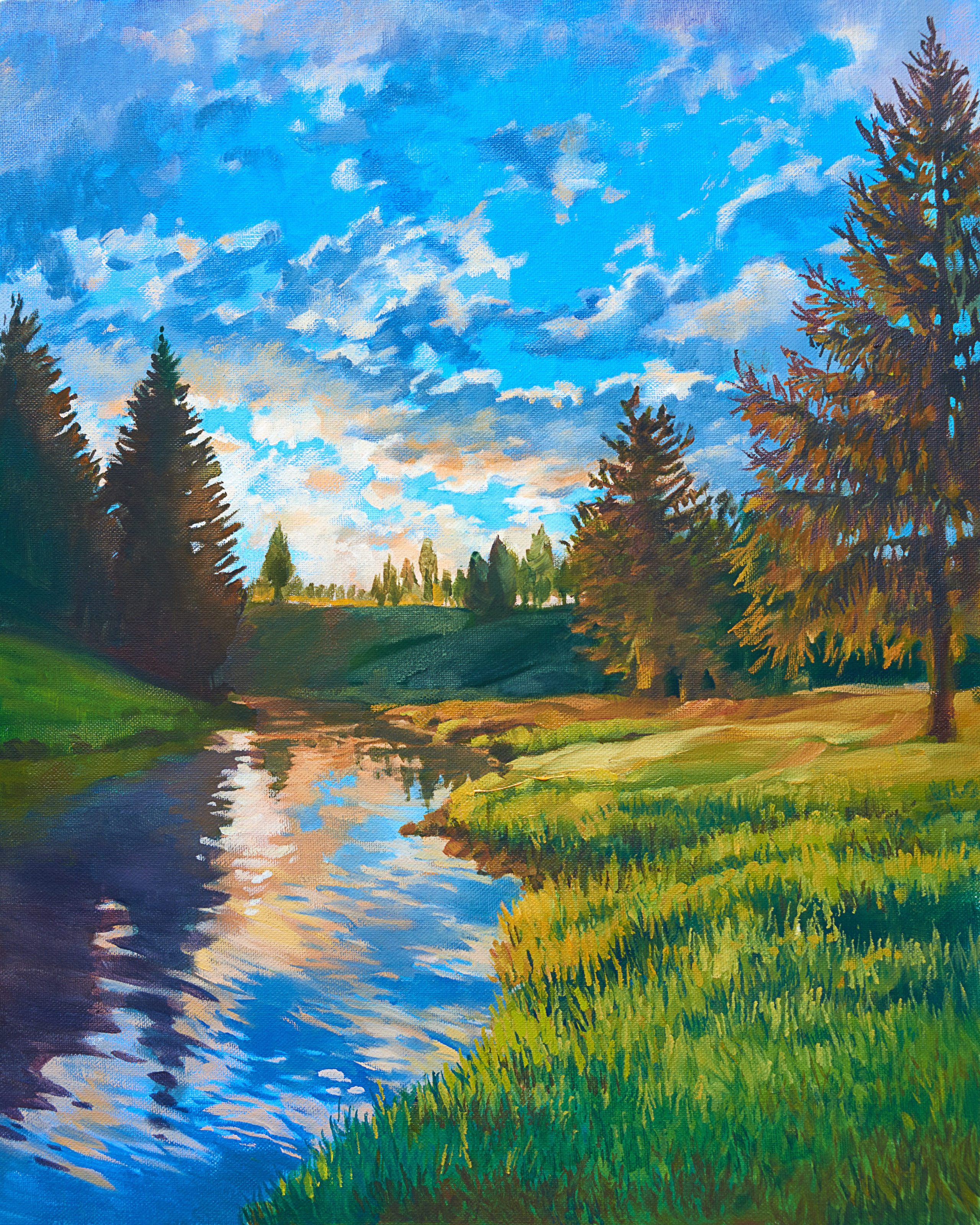 Масляная живопись. Тихонова Анна —художник-график, художник-монументалист, живописец, педагог