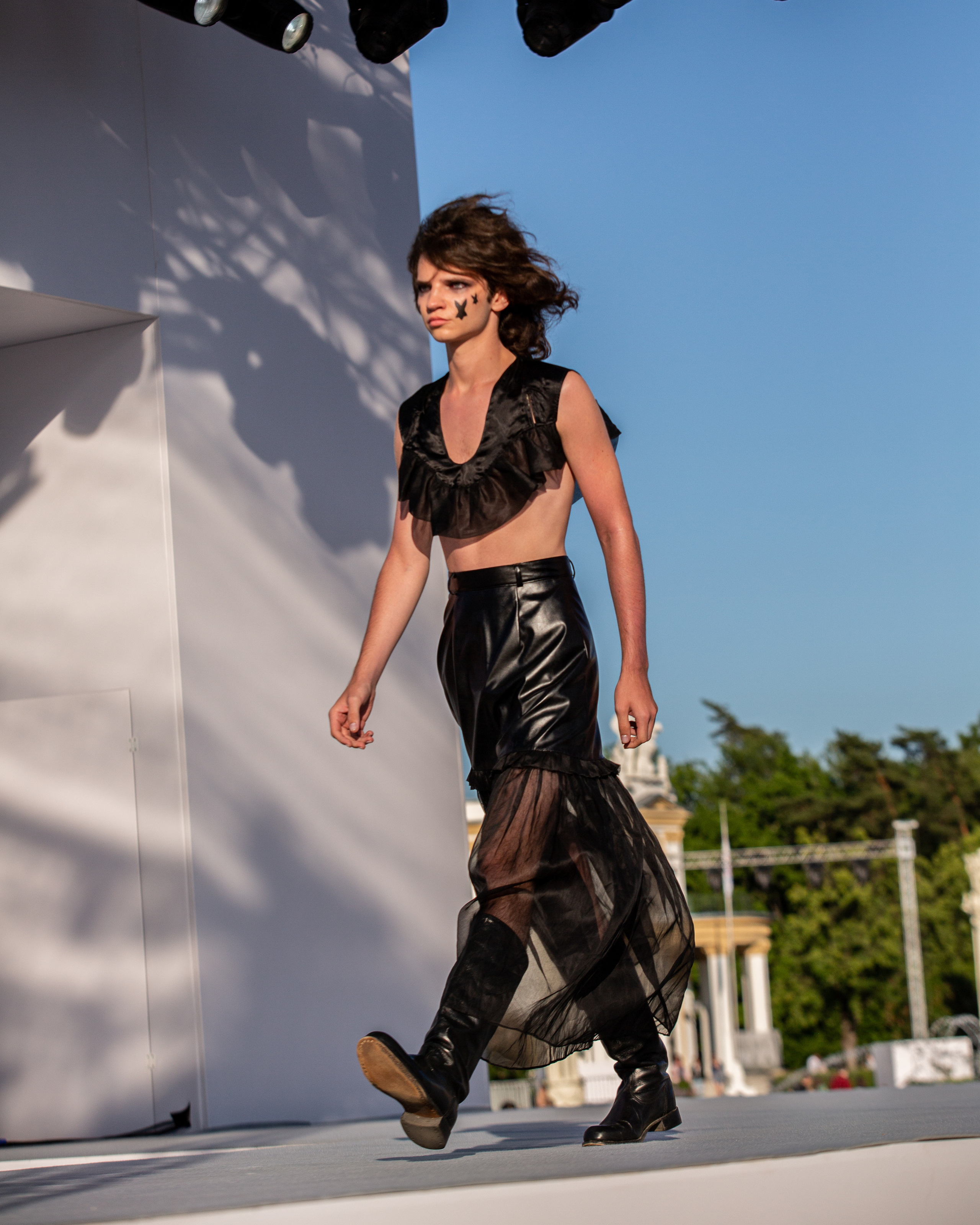 Moscow Fashion Week. Denis DETALOV. Visual artist, photographer Liana Darenskaya, Moscow