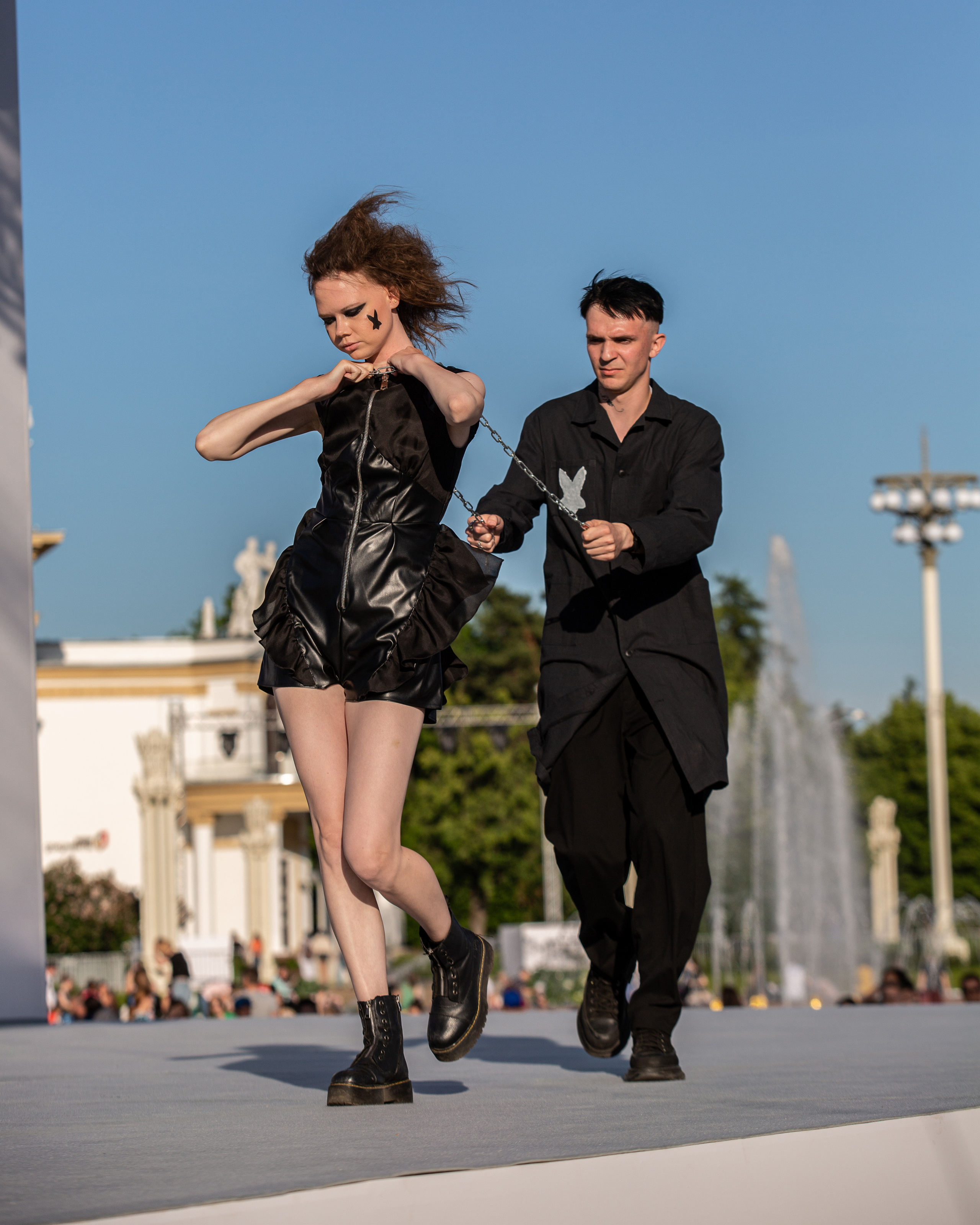 Moscow Fashion Week. Denis DETALOV. Visual artist, photographer Liana Darenskaya, Moscow