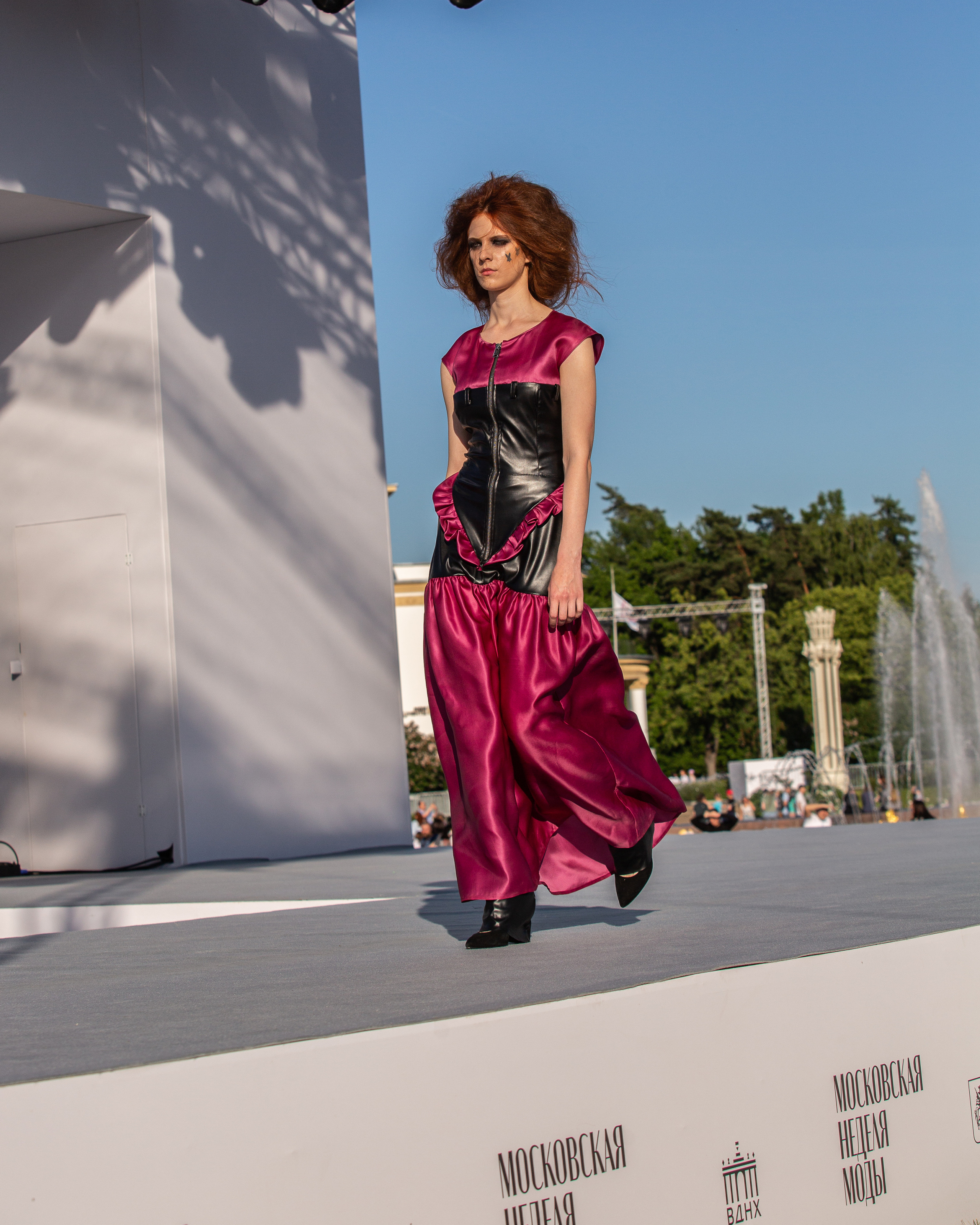 Moscow Fashion Week. Denis DETALOV. Visual artist, photographer Liana Darenskaya, Moscow