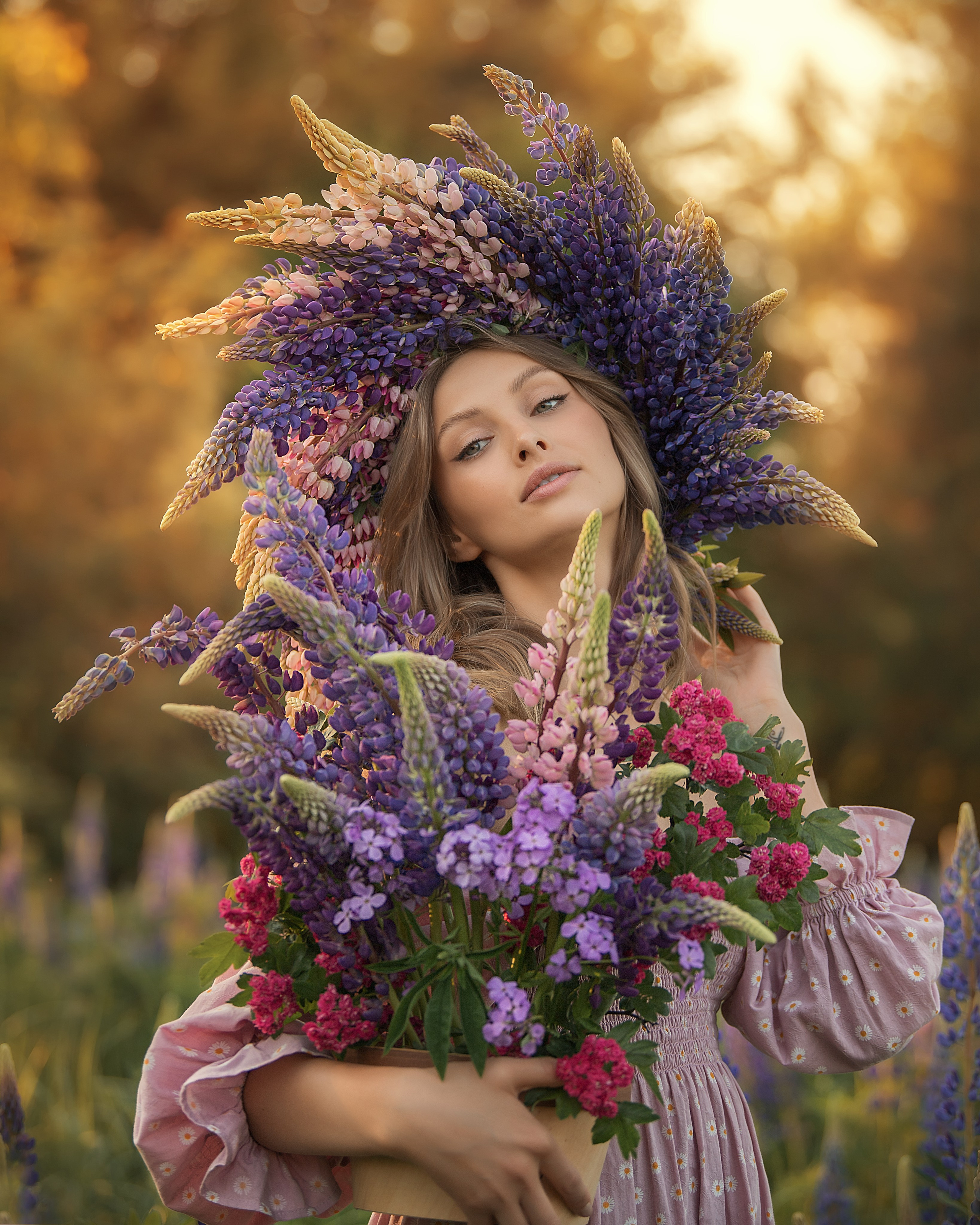 Подготовка к фотосессии в цветении. Женский фотограф в Москве Богдашкина Динара