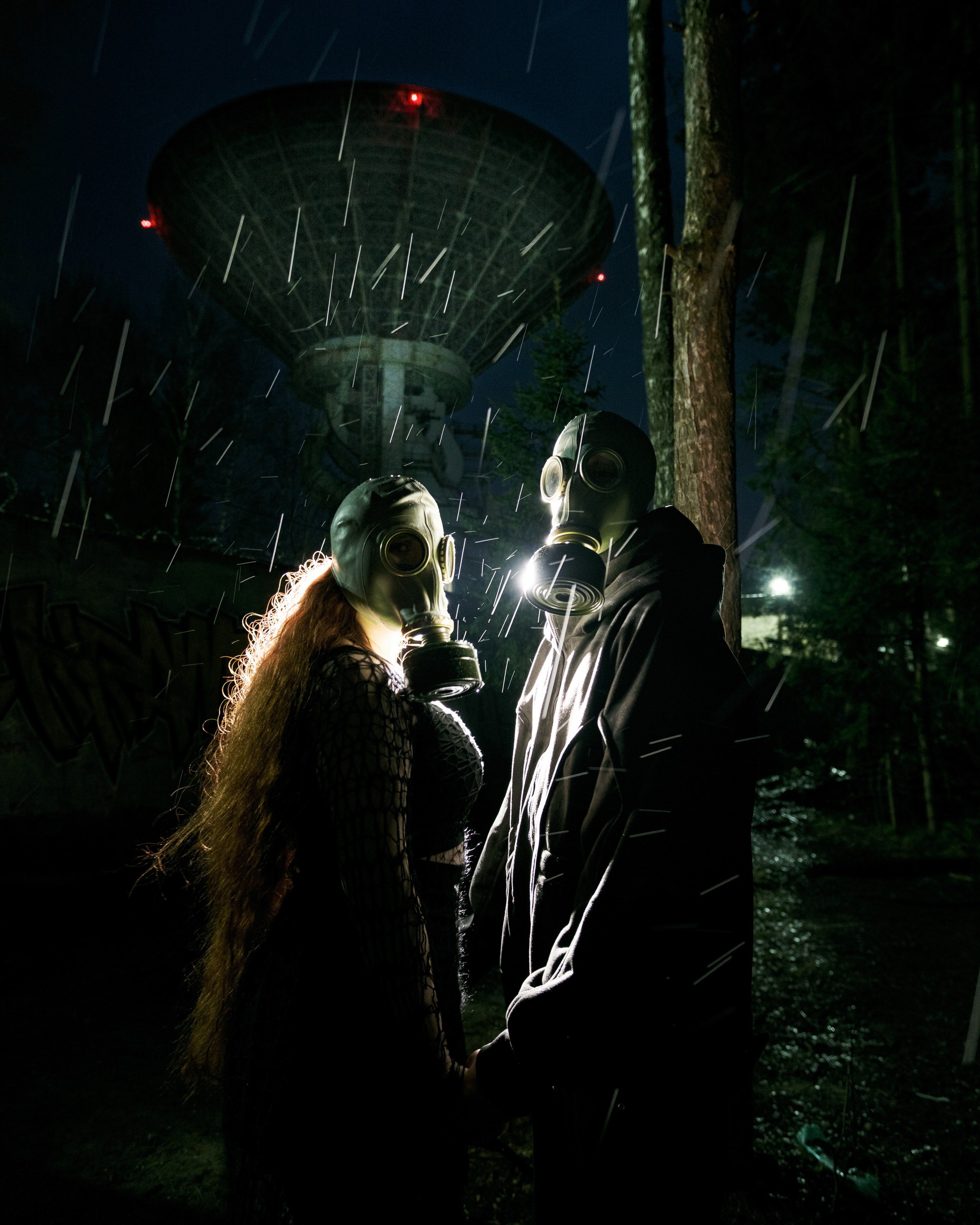 Prise de vue en couple. Photographe à Moscou avec une ambiance nocturne de photos