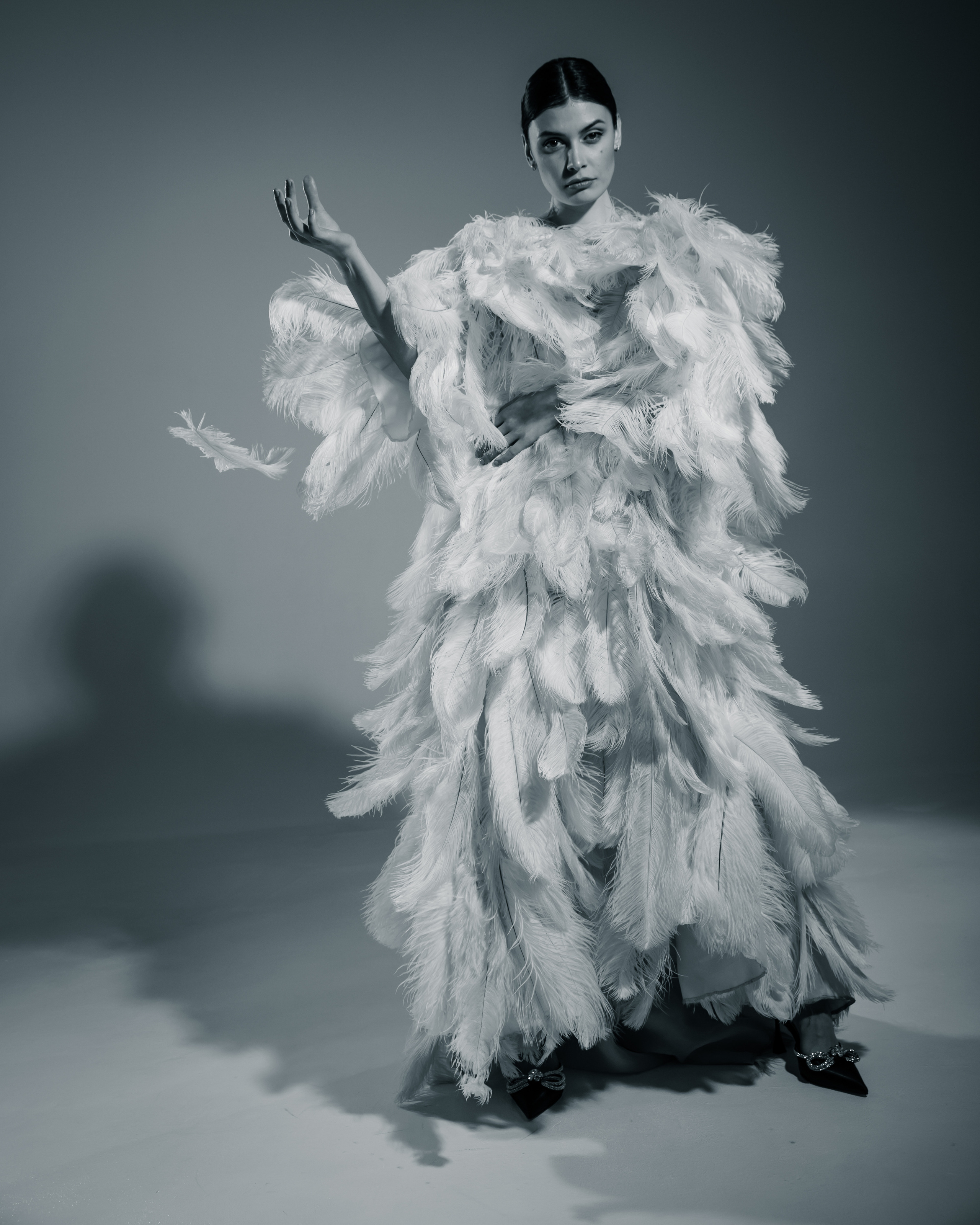 Полет птицы пернатой. Визуальный художник Лиана Даренская, Москва