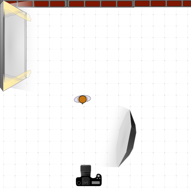 Схема света для съемки с солнцем и вспышкой