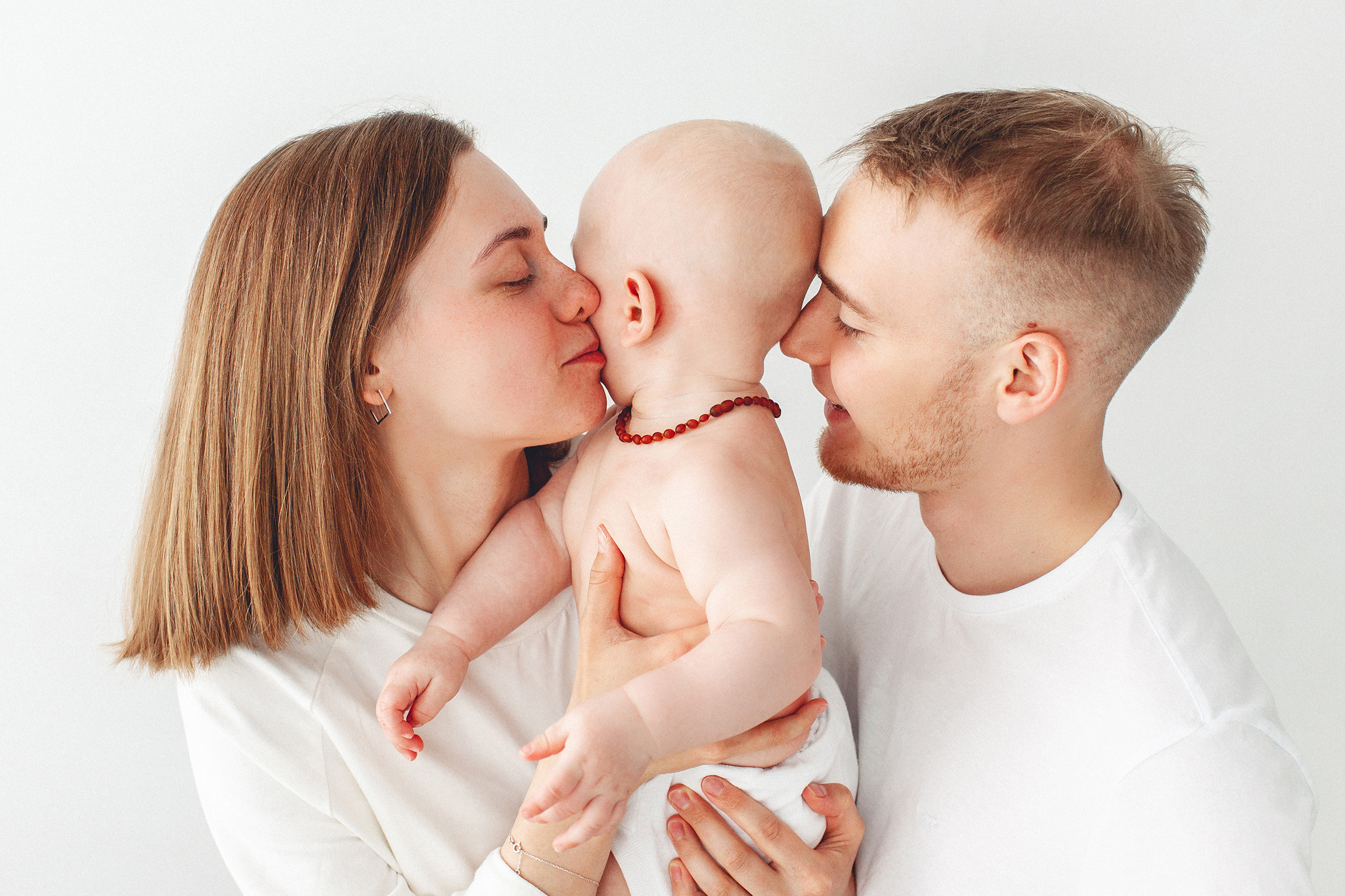 Семейные фото с шестимесячным малышом. Детский фотограф в Самаре