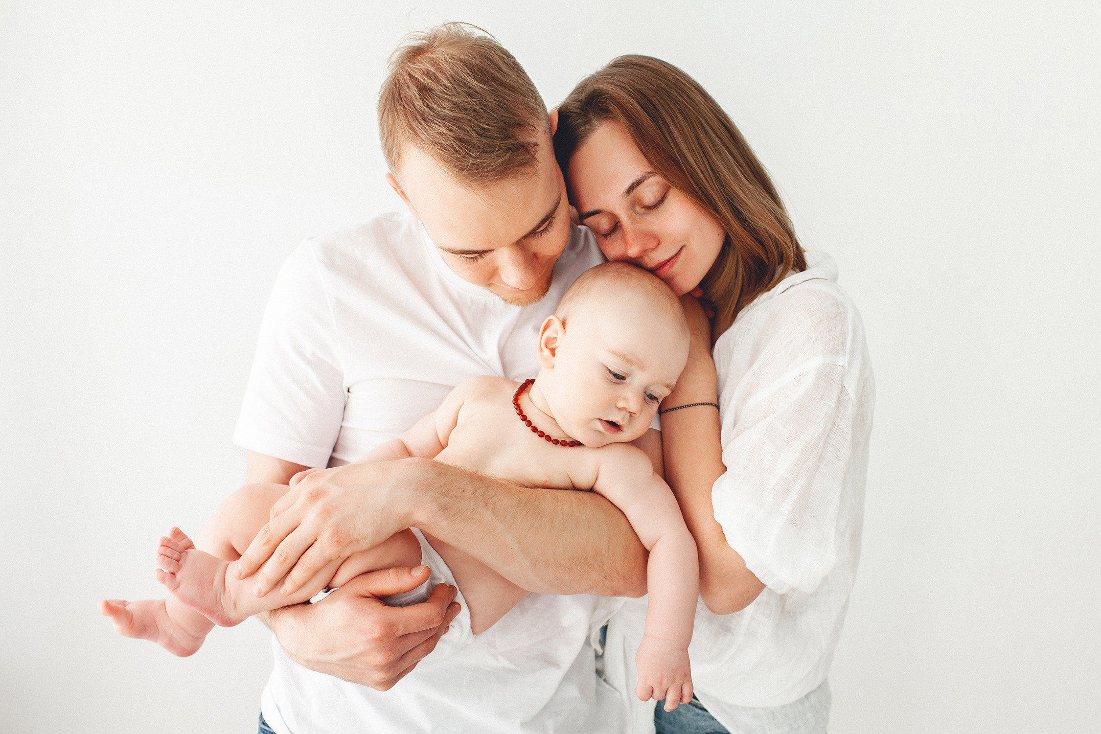 Семейные фото с шестимесячным малышом. Детский фотограф в Самаре