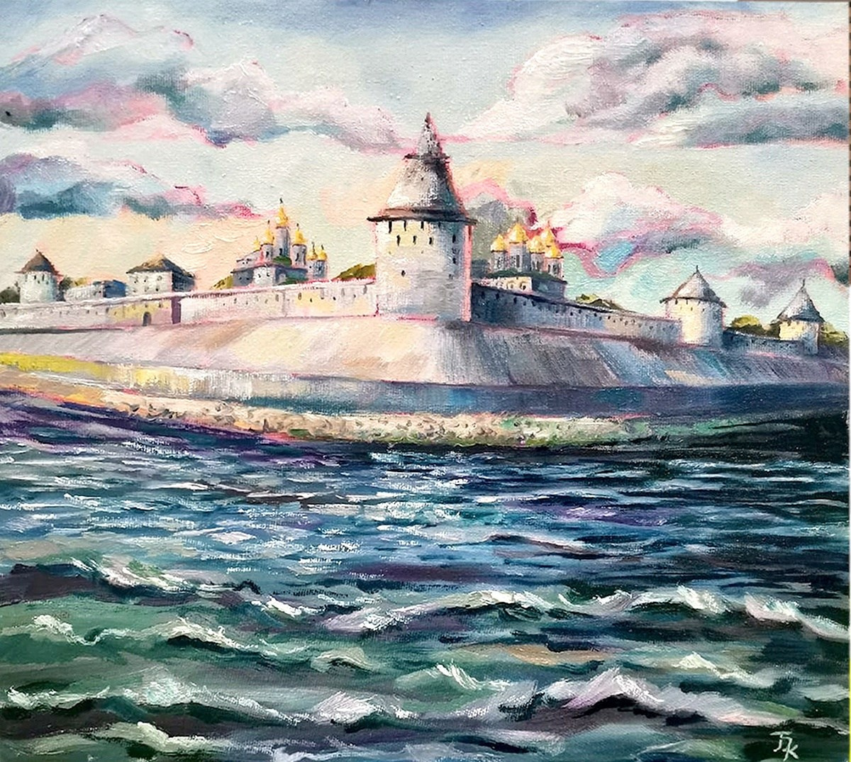 картины, живопись, масло, акрил, интерьерные картины, монастырь