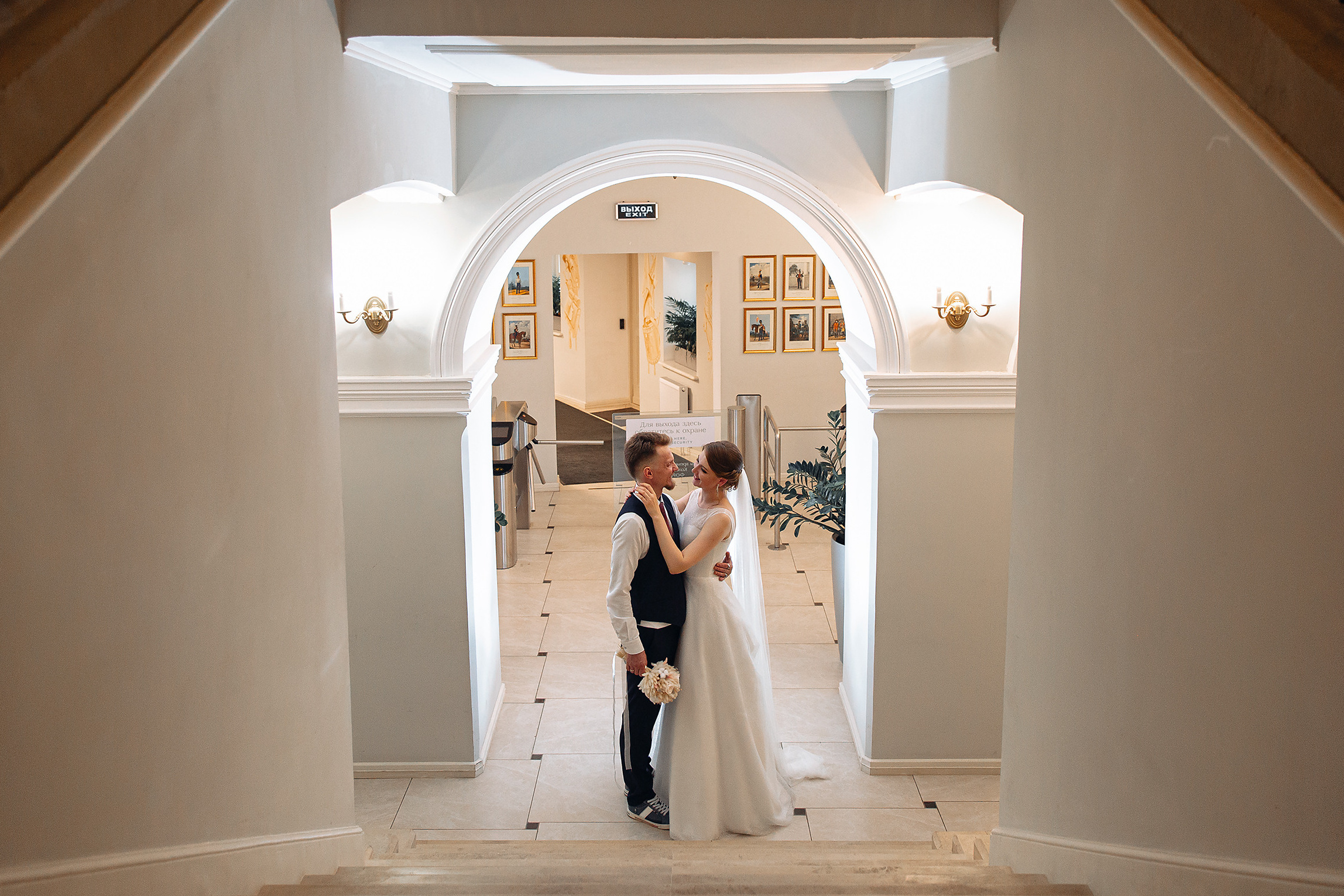 Свадьба в музее военной формы