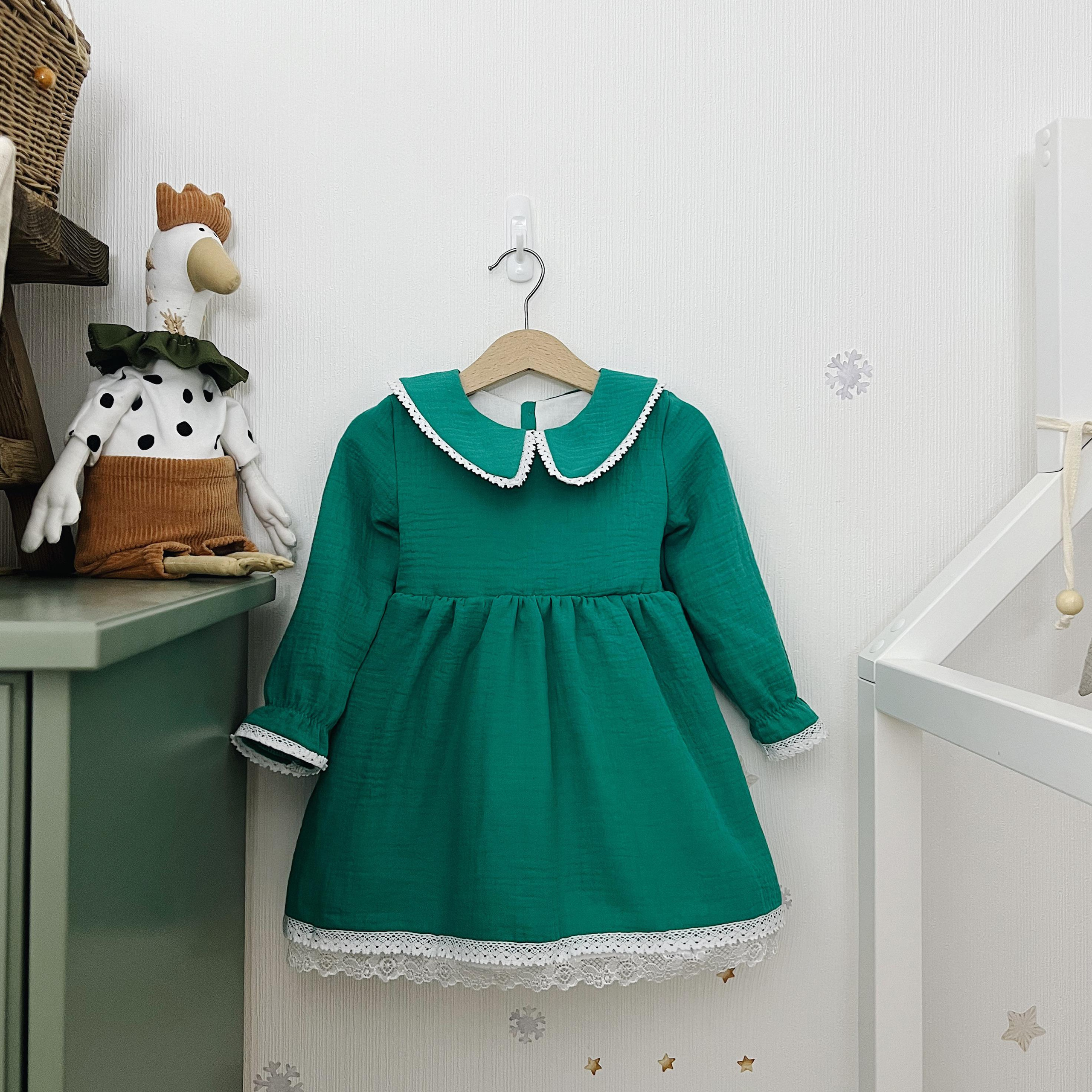 004 Платье Шарлотта. Эко-одежда для детей