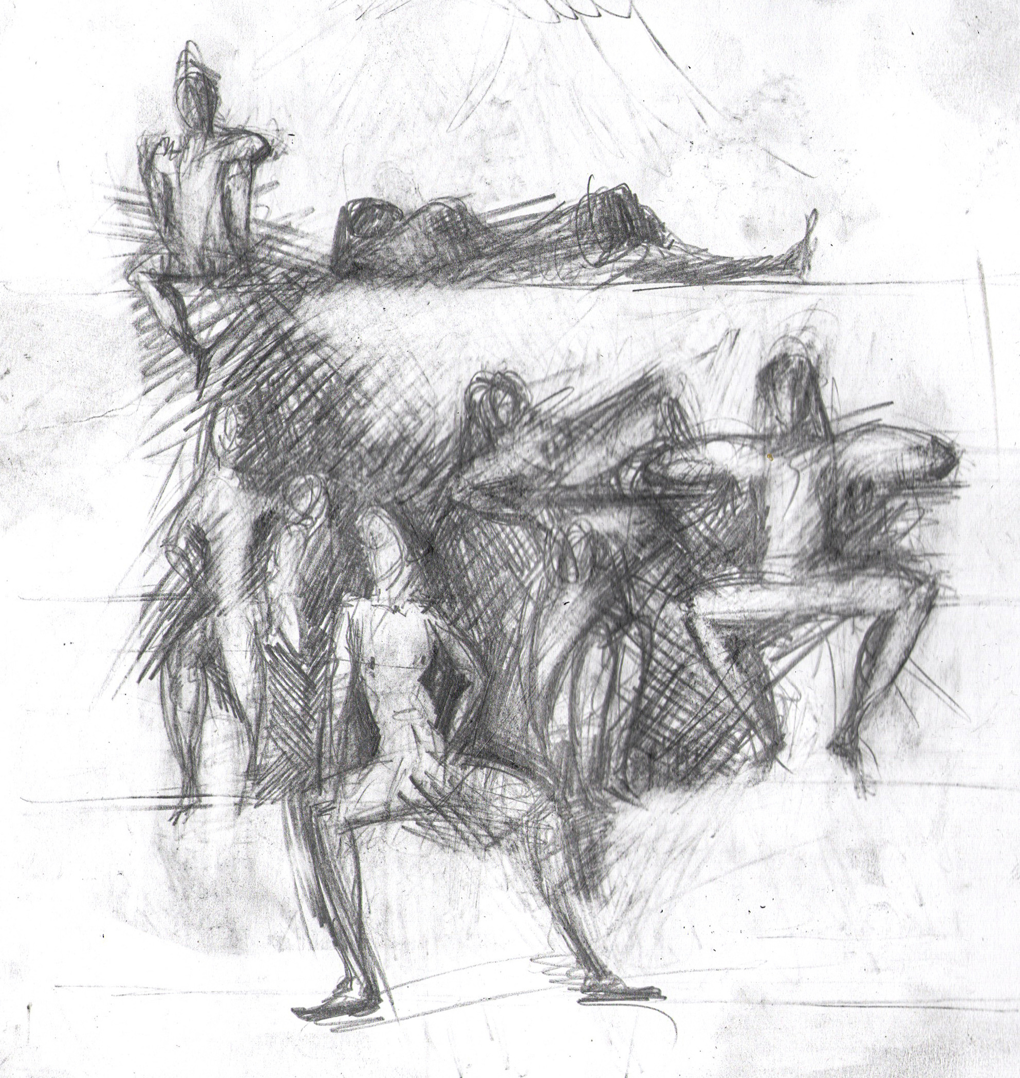 рисунок бани внутри