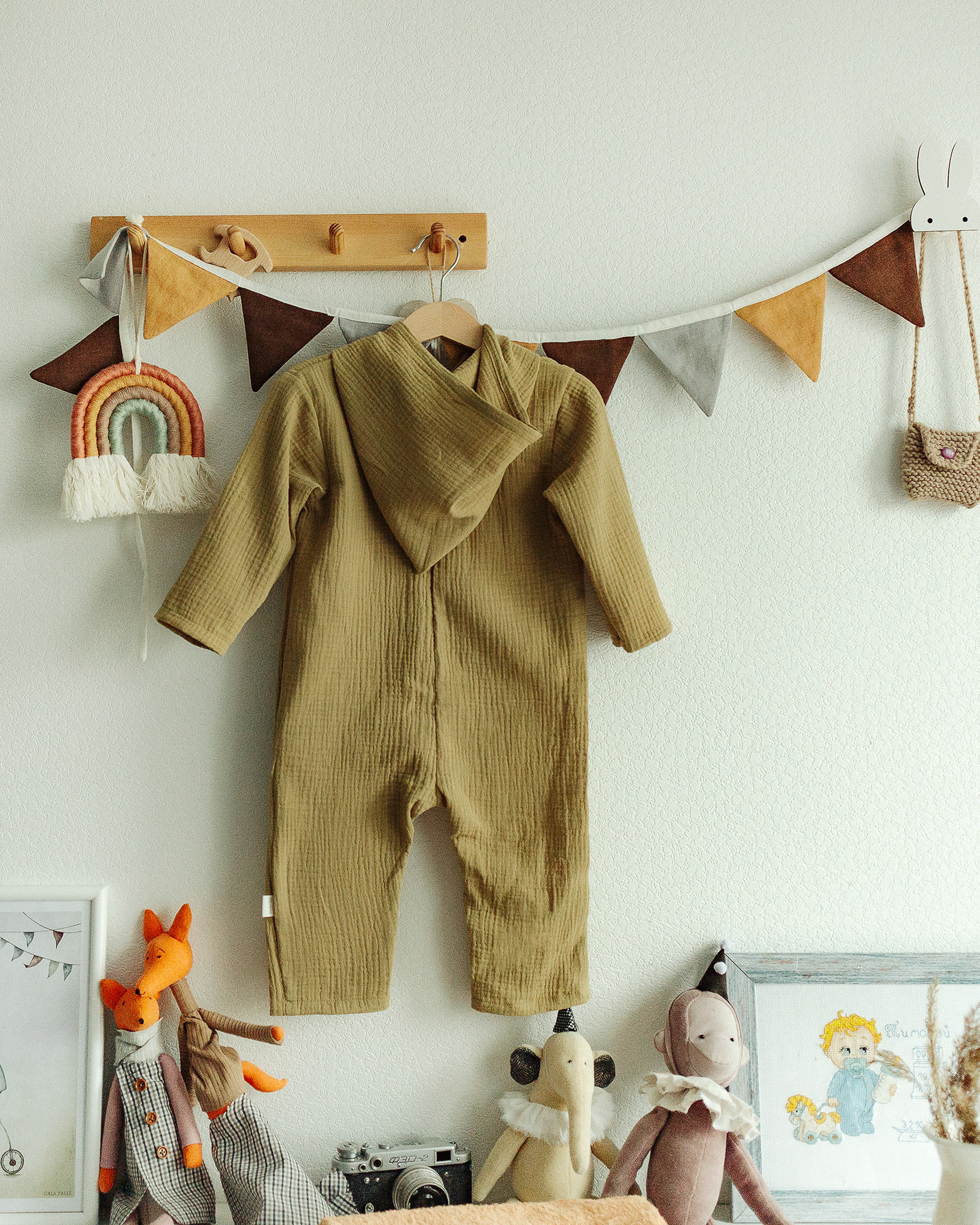 038 Комбинезон (слип). Эко-одежда для детей