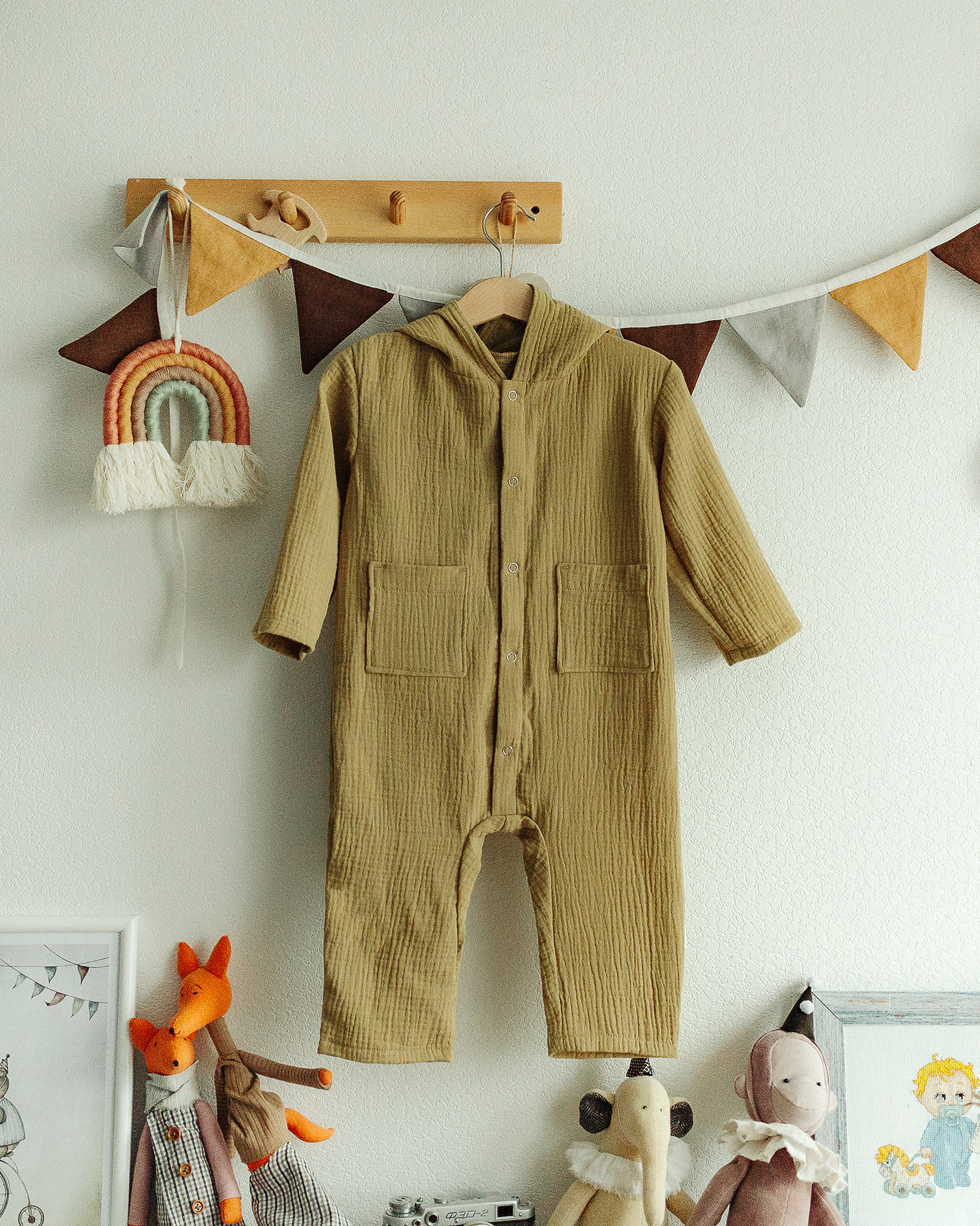 038 Комбинезон (слип). Эко-одежда для детей